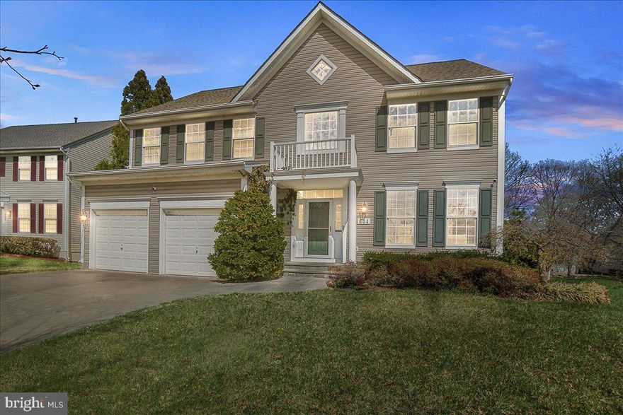 Welcome to 604 Bushytail Drive, a spacious and elegant home in the desirable Emerald Farm Community.  This stunning property features 6 bedrooms, 3 1/2 bathrooms, and 3,750 square feet of living space, boasting a generous amount of space for your needs.  The home offers an inviting, sunny, and open concept with freshly painted rooms and beautiful hardwood floors throughout the main living areas.  The cozy family room includes a gas fireplace, perfect for those chilly evenings.  The kitchen is a chef’s dream featuring granite countertops, plenty of natural light, and a delightful breakfast area that opens to a four-season sunroom.  Upstairs, you will find four large bedrooms, including a luxurious owner’s suite with huge walk-in closets and a spa-like bathroom with double sinks, a soaking tub, and a separate glass-door shower.  The lower level offers additional living space, including a large rec room, two spacious bedrooms, a full bath, and a laundry room.  Step outside to the fenced-in backyard where you can enjoy the stone patio and the landscaped yard space, with lighting and a shed perfect for outdoor activities and relaxation.  The attached garage provides convenience and extra storage.  It is located close to schools, shopping, parks, and dining, with easy access to major highways.  This home offers the perfect blend of comfort and convenience.  Don’t miss the opportunity to make 604 Bushytail Drive your new home.