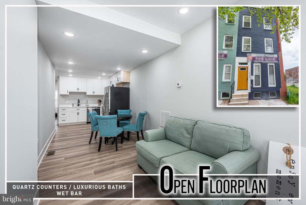 Photo of 1005 N Mount Street, BALTIMORE, MD 21217 (MLS # MDBA2226954)