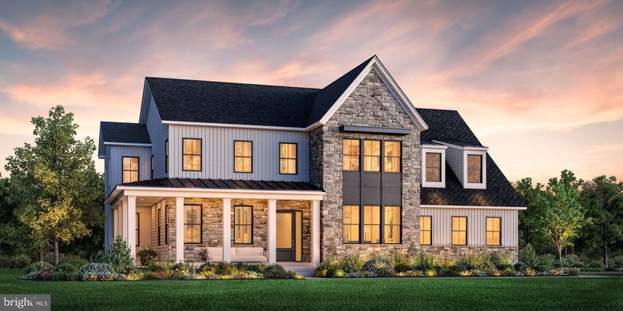 Ready for August move in!
Welcome to Bellflower by Toll Brothers! Choose to make this Intimate of 16 home community on 1/2 acre plus wooded homesites your new home. The Kingswood Modern Farmhouse October Delivery home offers 5 bedrooms 3 car garage, spacious first floor guest suite, open floorplan that connects the 2 story great room and casual dining. Multi Stacking doors that flow  to the covered outdoor deck.  Luxurious primary suite with walk-in closets , private bath and loft area compliments the upper level. Finished basement with full bath and much more. Picture yourself on the exceptional wrap around porch. There are many more features included please contact us for more details. . Your new home here at Bellflower by Toll Brothers offers excellent schools, close proximity to shopping, dining and many conveniences at your fingertips. Call today for your personal appointment to start building your new home!