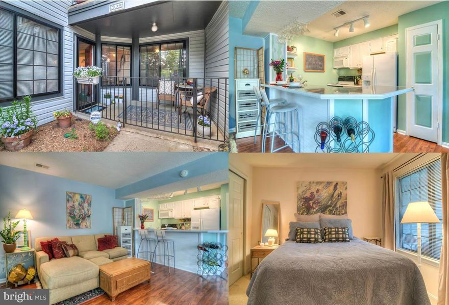 Enjoy sitting on your private patio with views of the lake. This cozy 2 BD / 1 BTH home offers lots of sunlight in this open floor plan. Living room w/ wood-burning fireplace! Kitchen w/ matching appliances, pantry & counter w/ space for seating!  New water heater & washer/dryer. Easy access to Metro, I-95, Rt 1! Close to Old Town Alexandria & historic DC! and Wegmans!! Lots of guest parking.