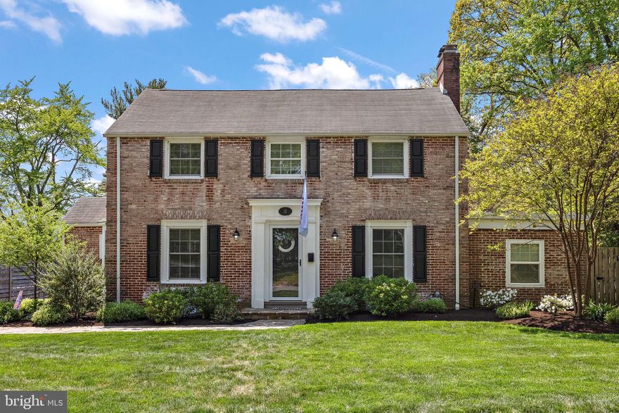 Character and charm abound in this beautiful 3-bedroom, 2.5-bath brick Colonial located in the highly desirable community of Westhaven. Over the past six years, the current owners have thoughtfully upgraded and customized the home with improvements sure to impress. Recent updates include HVAC (2020), brand-new front and rear doors (2026), a new sunroom roof (2024), new chimney liner, new French doors from the family room addition, and upgraded stainless steel kitchen appliances (2025). This well-maintained home features hardwood floors throughout the entire main level and most of the upper level, along with elegant crown molding in the foyer, living room, and formal dining room. The spacious dining room also includes a charming bump-out bay window and chair rail detail. The updated kitchen offers white cabinetry, granite countertops, tiled backsplash, oversized island with seating, double sinks, recessed lighting, and newer stainless steel appliances. The kitchen opens seamlessly to an incredible 23x18 family room addition featuring custom built-ins, an amazing bar area, exposed wood ceiling beams, recessed lighting, and two sets of French doors leading outside. The upstairs hosts three generously sized bedrooms, including a spacious primary suite with a beautifully updated bath featuring a double vanity, tiled walk-in shower with sliding glass doors, and walk-in closet. One secondary bedroom even features its own fireplace. An updated hall bath completes the upper level. Outdoor living is equally impressive. Two sets of French doors open to a stunning slate patio overlooking the lush, fenced rear yard. Complete with a new portico and built-in TV area, this outdoor space truly functions as an extension of the home—perfect for entertaining, relaxing, family gatherings, or outdoor dining. Additional features include an EV charger already in place. This is a truly special home that buyers will not want to miss!