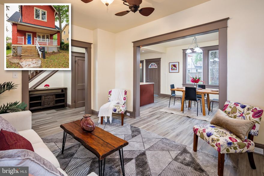 BEAUTIFUL COLONIAL HOME ON A QUIET STREET! Enter into your foyer featuring new luxury vinyl plank flooring that seamlessly runs throughout the entire main floor and leads you right into your remodeled kitchen with custom cabinetry, stainless steel appliances and granite counter tops.  Enjoy open concept living with your kitchen open to your formal dining room and then leading you to your formal living room featuring an electric fireplace.  Upstairs features three very spacious bedrooms all with newly refinished hardwood flooring and a fully remodeled bathroom.  The basement is unfinished leaving you plenty of room for storage or the opportunity to finish and add additional living space in the future.  This home has a very large, flat and private backyard and even features your own private chicken coop... There is no better place for relaxing. Brand new roof, new kitchen, all new flooring, fresh paint throughout... This home is ready for you to move right in.  House is vacant and easy to show so schedule your showing today!