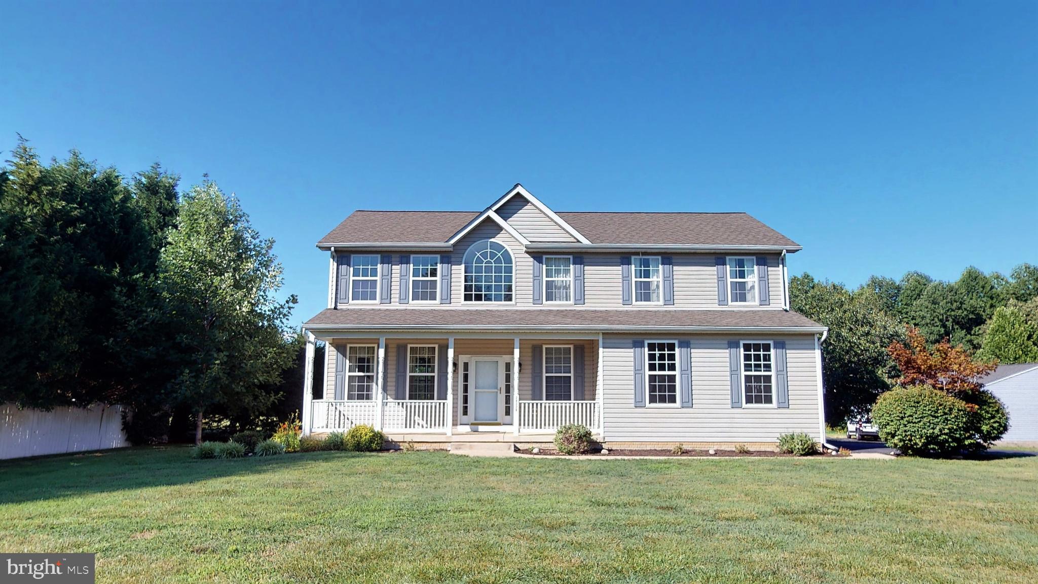 Precious memories begin here at this amazing colonial that is perfectly sited on a big .86 acre level lot on a quiet street. With over 2,300 sq. ft. of finished living space, plus a finished basement to include a workshop, a 12 x 20 storage shed for the lawn equipment, and a 30 x 40 detached garage for the rest of your prized possessions, you will be hard-pressed to run out of room here. So, bring your favorite things as there is room for everything. Enter from the covered front porch and you are welcomed by a neutral decor that is drenched with natural light throughout. To the left of the 2-story foyer is the living room, which is adjoined by the formal dining room. From the dining room or the hall, leading from the foyer, access an open and fully-equipped kitchen which features granite counters, a tile backsplash, and upgraded appliances. The kitchen is open to the breakfast area and spacious family room, complete with a ceiling fan and gas log fireplace. From the breakfast area, a sliding glass door leads to the rear deck overlooking a rear yard where the games can begin. Additionally, the main level of the home offers a powder room and access to the 2 car, side-load garage with opener and a handy vacuum, great for cleaning and detailing your vehicles. The upper level features a spacious master bedroom with a walk-in closet and private bath suite and, yes, the master bath has a garden soaking tub and separate shower. The upper level also offers 3 additional bedrooms, a full hall bath, and laundry. The lower level is mostly finished and features a large recreation area, great for a pool table, and an entertainment area that is pre-wired for sound with wall-mounted speakers already in place. The lower level also provides a space for a workshop that includes an air filtration unit to keep the dust down if wood working or the like is your hobby of choice. And, from the lower level, a sliding glass door leads to an area way where you can access that large and level rear yard. You will be happy to know that the main and upper level of the home has been freshly painted, the carpet and padding was just replaced, and many of the fixtures have been upgraded. One other bonus that you do not see often is that the window have been trimmed out, thanks to the skillful hands of the owner. To the rear of the home you will find the 12 x 20 storage shed that features a ramp which leads to double doors that enable you to pull your zero-turn lawn tractor into the dry sheltered space of the shed. This shed provides plenty of space for any of your other lawn and garden tools. Last but not least, there is a detached and finished 30' x 40' detached garage. This fabulous garage is super well-lit and has a radiant floor heating system, installed piping for projects that require compressed air, and an automatic garage door opener. The possibilities for this large space are many. It is the ideal building for those who love collecting and/or restoring vintage cars, motorcycles, etc.. Other uses could be a large shop for your hobbies. Additionally, the garage is a great place to store and protect one's many other valuable possessions. Well appointed homes with the amenities mentioned above are hard to find and in our current market, this home will sell fast. Be sure to schedule your showing today so you can make this YOUR HOME!