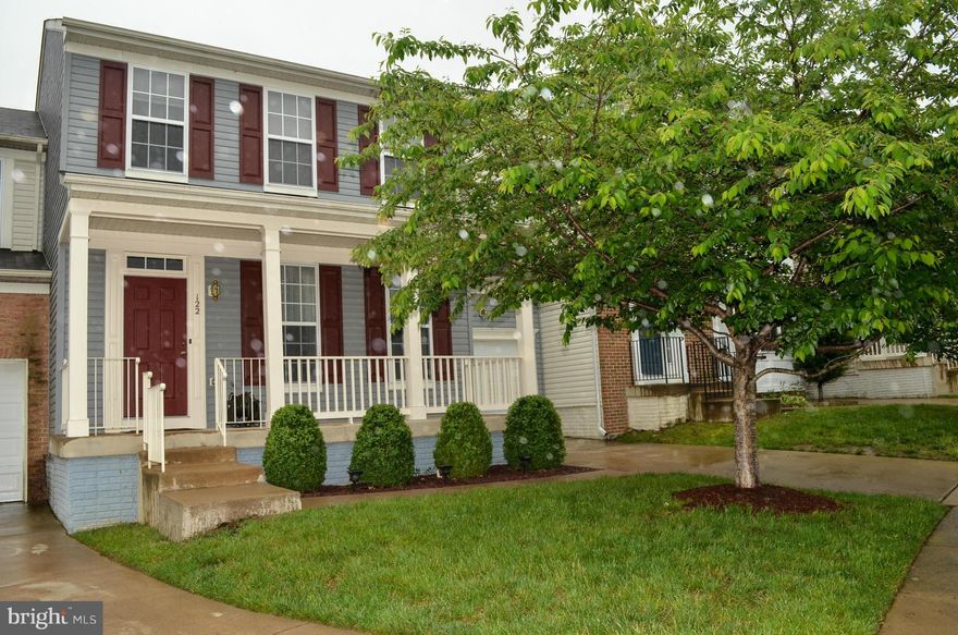 Spacious townhouse w/ a single family home feel. Interior upgrades include hardwood floors, granite counters, ss appliances, maple cabinets and more!   Basement has a bedroom (NTC) w/lrg walk-in closet, exercise room, full bath perfect for the in-laws. Minutes to Rt. 1 I-95, VRE. Gorgeous patio and fenced rear yard. Front porch and one car garage round out this beauty. TV in Dining area conveys.