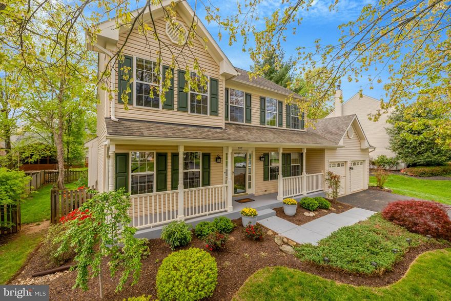 A beautifully updated 4-bedroom, 2.5-bathroom home with a two car garage located in the sought-after Ashton Downs neighborhood of Leesburg. Perfectly positioned on a flat and private .23-acre lot, this home combines classic charm with modern elegance—all just minutes from the vibrant heart of downtown Leesburg, offering exceptional access to boutique shopping, top-rated dining, and recreational destinations. Step inside to discover newly refinished hardwood floors throughout the main level, beginning with an elegant foyer that flows into a light-filled home office—ideal for remote work or study—with peaceful views of the front porch and yard. The stunning formal living room transitions seamlessly into a spacious dining room, creating the perfect setting for entertaining. The heart of the home is the stunning renovated kitchen, complete with a central island, stainless steel appliances, and a cozy breakfast area. Adjacent is the warm and inviting family room with fireplace offers the perfect place to unwind. From here, step into the expansive screened-in porch—a true showstopper—overlooking the large elevated deck, beautifully & fully fenced in back yard, offering a serene outdoor retreat for relaxing or entertaining year-round. Upstairs, the home offers plenty of space and comfort, beginning with a spacious and luxurious primary suite featuring vaulted ceilings, an oversized walk-in closet, and a newly updated spa-like bathroom—a perfect private retreat. Three additional generously sized bedrooms, each with their own closets, and a beautifully appointed full bathroom complete the upper level, offering an ideal layout. Ashton Downs is a charming and well-established neighborhood in Leesburg, Virginia, offering a blend of suburban tranquility and convenient access to urban amenities. Known for its friendly and welcoming atmosphere. Residents enjoy proximity to the W&OD Trail, Loudoun County Community Park, and top-rated schools like Catoctin Elementary and Loudoun County High School . The neighborhood's location provides easy access to Historic Downtown Leesburg, offering a variety of boutiques, cafés, and dining options, as well as award-winning wineries and craft breweries within a short drive . With a strong sense of community and a prime location, Ashton Downs presents an ideal setting for those seeking a balanced lifestyle in Northern Virginia.