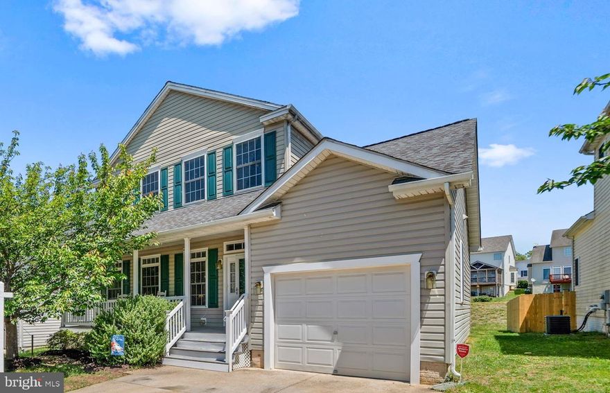 Welcome to this beautiful 5 bed/ 3.5 bath home nestled in the gated community of Widewater Village!  You will feel at home when you relax on the covered front porch!  With three finished levels, this is a bright and  spacious home.  On the main level, hardwood floors are in the formal living room and dining room.  The family room has a gas fireplace and powder room right around the corner.  Upstairs, the primary suite has a large bathroom that boasts a garden style bathtub and separate shower.  The three secondary bedrooms can accommodate desks for homework stations.   In the basement you will find the fifth bedroom and third bathroom along with open space for the recreation room.  Enjoy plenty of evenings entertaining  on the deck!  Tot lots, a community swimming pool and dog park are in the neighborhood.