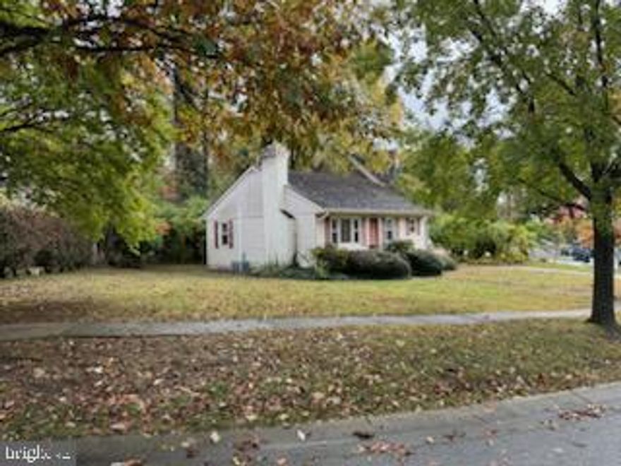 Great Location Walking Distance to NIH and Downtown Bethesda. Walk Score 63. Great lot that sits a block behind The Women's Club of Bethesda. House was a long term rental that needs renovation. Feel Free to Bring your builder and/or walk the lot. No sign on property.