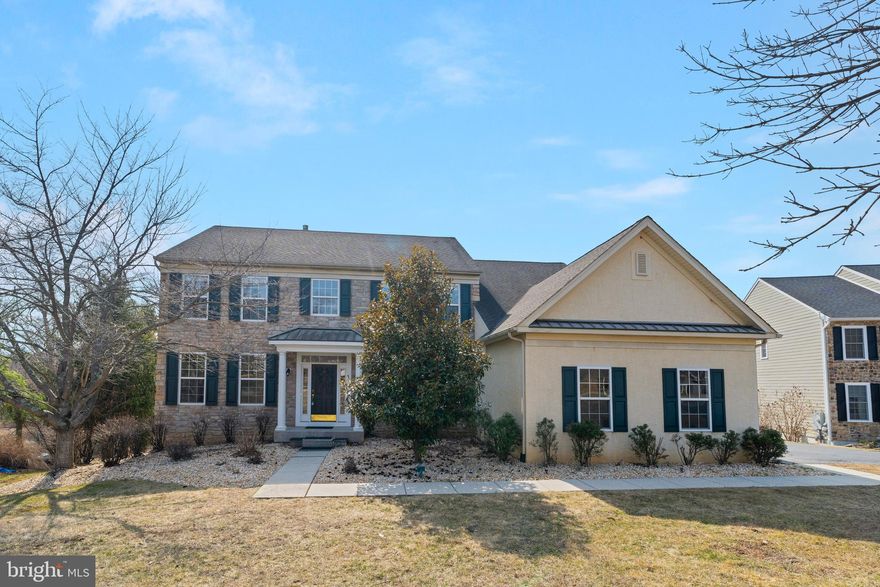 Nestled in the award-winning Downingtown School District, this rare North East facing single-family home is a true gem. Located on a quiet cul-de-sac in the desirable Pickering Meadows community, this home offers complete backyard privacy and a serene retreat. The heart of the home features an open floor plan with heated marble floors and an elegant stone fireplace, perfect for cozy gatherings. Boasting new appliances, the eat-in kitchen is adjacent to a bright breakfast room with abundant windows, offering a delightful space to start your day. Step out onto the private deck and enjoy stunning four-season views of the wooded backyard. Upstairs, you'll find five generously sized bedrooms, including a primary suite with a vaulted ceiling, his-and-hers walk-in closets, and an ensuite bath. Two additional hall baths provide convenience for family and guests. The fully finished walk-out basement is perfect for entertaining, featuring a large flex room with a home theater,  a full bath, a kitchenette with a new fridge, and a versatile room that can serve as a second study or hobby room. Sliding glass doors lead to the tree-lined backyard, creating a serene and private retreat. Enjoy peace of mind with all new windows under warranty, both AC units replaced in 2020, and a kitchen updated with a new gas range, dishwasher, refrigerator, backsplash, and a hood with external venting. The landscaped front yard features hydrangeas and peonies, providing seasonal color and curb appeal. Chester Springs, PA, in the popular 19425 zip code, offers an unbeatable combination of suburban charm and urban convenience. You'll have access to award-winning Downingtown East schools and the STEM Academy. The location provides easy access to the PA Turnpike, Rt. 100, Rt. 401, and Rt. 113 for a convenient office commute. Plus, you're just minutes away from King of Prussia, Trader Joe's, Wegmans, Costco, and the Philadelphia Premium Outlets for all your shopping needs. Enjoy outdoor activities at nearby Marsh Creek Lake, park, and trails, perfect for walking, biking, and boating. The stucco on the back wall was preventatively replaced, with no issues per the recent stucco report, available for review to interested buyers. Don't miss this incredible opportunity to make this home yours and add your personal updates. Imagine creating lasting memories in your new Chester Springs home. Schedule your tour today.
