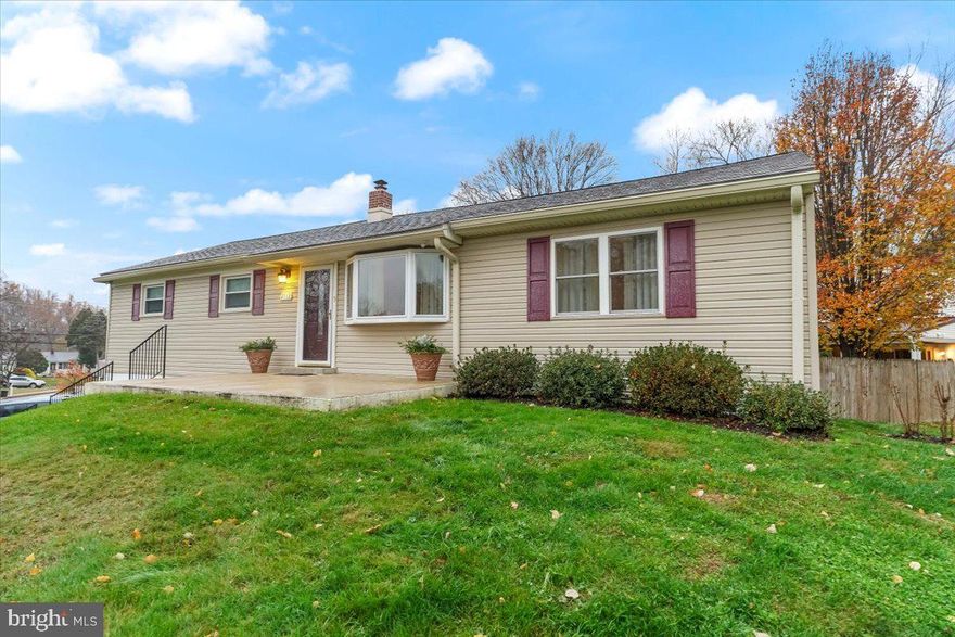 What a great house! Note.....Public records square footage is incorrect.  With a recent addition to this lovely home in 2017, the square footage is now 1360 on the first level.  This home is situated on a large corner lot and has so much to offer.  Walk into the front door and you'll be greeted by a large living room with recessed lighting and cathedral ceilings. Off to the side is a perfect dining room area which leads to an updated eat in kitchen.  Kitchen features include a gas top range, wall oven, dishwasher, refrigerator, corian counters, LVP flooring an an abundance of cabinets.  There's an outside exit to a wonderful large (20 x 16) enclosed screened deck, perfect for entertaining. The tongue and groove ceiling is just lovely and adds to the ambiance.  Down the hallway leads you to the Masterbedroom with ceiling fan. There are 2 additional generous sized bedrooms along with a full bath with tub surround and vinyl flooring.  The pull down stairs lead to a partially floored attic with is perfect for additional storage. The basement of this home is terrific.  You can access this area from the 1st floor or from the driveway area making it perfect as an in law suite.  Features on this level include a family room/living room (13x22.5) with custom bookcases flanking a lovely gas fireplace.  There's also a newer full bath with LVP flooring and a new tub surround.  There's a separate laundry room (14x10) with vinyl flooring and an area in the front of the basement with carpeting (19x17) that could easily be finished into an additional bedroom.  The utility room has the gas heater, gas water heater and a large work bench.  You can walk outside from this level onto a very convenient covered concrete patio, right next to the driveway.  The yard is large and has privace fencing along the perimeter.  There are security cameras around the home for your peace of mind.  A few of the plantings in the back yard include a lilac bush, a pear tree, a crepe myrtle and a wine & roses bush.  There's also a large vinyl storage shed in the back yard for storage.  All this located on a quiet street, yet minutes to all major roadways.   This is a house your buyers are sure to love! Sellers are purchasing new construction and would need a settlement date of end of February.