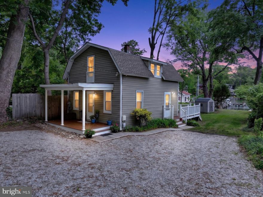 Discover the charm of waterfront living with this delightful Severna Park cottage—an exceptional find at this price point! Situated along 26 feet of serene Cypress Creek frontage, this 2-bedroom, 1-bath retreat offers a peaceful escape while keeping modern conveniences close at hand. The home underwent a major remodel in 2013, giving it a fresh, inviting feel, and boasts a brand-new deck (2025), perfect for enjoying your morning coffee or hosting sunset gatherings.

Water enthusiasts will love the 25-foot pier, complete with new decking (2026), providing easy access to the creek for kayaking, paddleboarding, or simply soaking in the tranquil views. Additional highlights include an eat-in kitchen, a cozy family room adjacent to the kitchen, and a versatile second floor featuring a second bedroom and a bonus room—perfect for a small office, creative studio, or extra storage.

Set in the heart of Severna Park, this home isn’t just about the water—it’s about lifestyle. Imagine weekends spent exploring local dining, shops, and parks, and evenings unwinding by the creek as the sun dips below the horizon. Don’t miss your chance to own this rare slice of waterfront paradise!