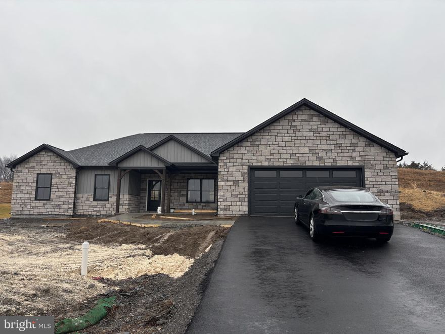 Quality new construction built by one of Penn Nationals custom home builders. 
Spacious ranch style home with a large, covered front porch, open concept living room/kitchen/dining, four bedrooms, two full bathrooms, custom kitchen with island. Two car attached garage. Cul-de-sac street, zero traffic.