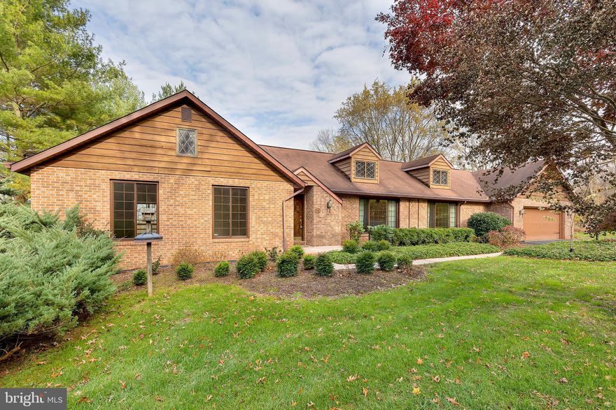 Located at the end of a cul-de-sac and surrounded by woods and nature, this Custom Built and well maintained Greencroft Rancher beckons you in and welcomes you home with one of the best lots in the community!  Boasting a brand new interior paint job, the interior presents clean, crisp and bright spaces, generously-proportioned rooms, soaring vaulted ceilings and absolutely fantastic hardwood floors!  Sought-after Main Level Owners' Suite is large enough to include a Dressing Area as well as a spa tub Primary Bath.  The recently updated eat-in Kitchen features granite counters and stainless appliances plus a large, adjacent Family Room w/ fireplace. The fully finished walk-out Lower Level offers a versatile Rec Room, also with a fireplace, 2 additional rooms, full bath PLUS an incredible amount of additional space that is ready for your customized needs: Exercise Room? Workshop? Home Theater?  You want want to come inside while enjoy the soothing sounds of nature on the back deck & patio.  Make this private yet CONVENIENT retreat yours! Community Pool and club house within walking distance.  Also close to Wegmans, 83 and Oregon Ridge Park.