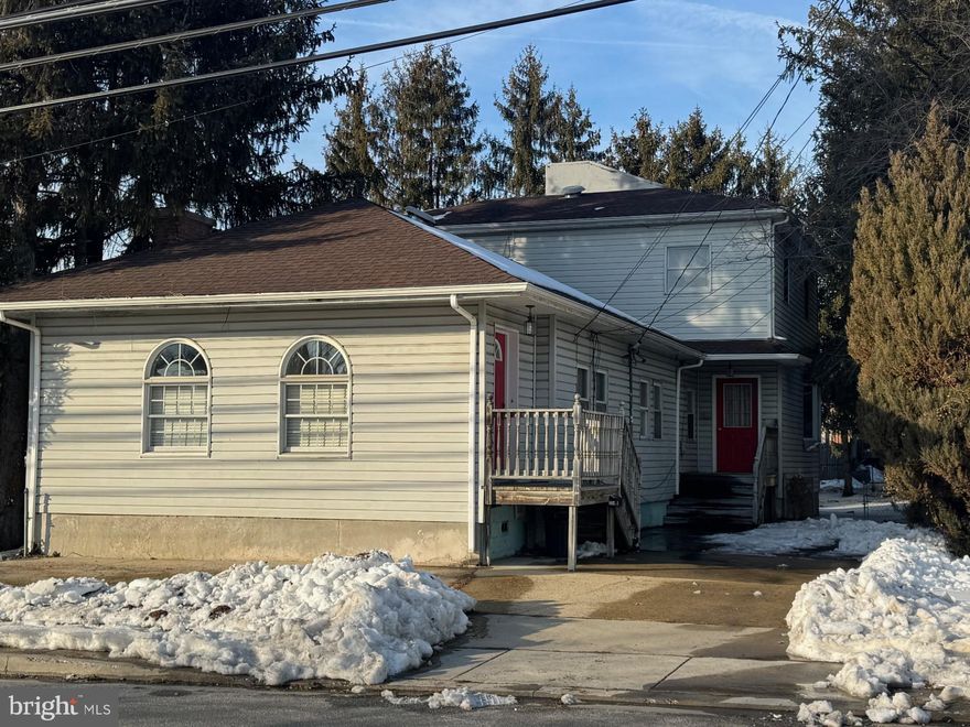 Great opportunity for this 5 bedroom 3 bath home currently set up as 2 living units, ideal for extended family living. kitchens & baths are all updated, luxury vinyl flooring throughout. 2 kitchens,2 gas furnaces, I water heater, off street parking for up to 4 cars. The unfinished lower level has 2 separate laundry areas.Great Location within walking distance to Towson. Inspections for buyer information only. Sold as is where is.