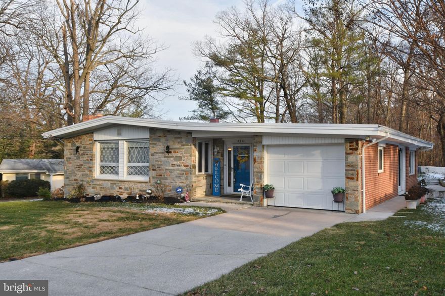 HUGE PRICE REDUCTION! SELLER IS VERY MOTIVATED & WILL CONSIDER ALL REASONABLE OFFERS!! GREAT OPPORTUNITY to own a 3/2.5/1 RANCHER in Kings Manor!! This unique stone front/brick  home boasts a large combination formal living/dining area featuring a wood-burning stone fireplace & hardwood floors throughout!  Entertaining is a dream with the kitchen centrally located giving access to a second dining area with separate side door entryway, interior garage entry, front door entryway  & basement entry. The kitchen features(2) pantries, SS refrigerator, electric stove, built-in microwave, dishwasher, SS double sink, disposal and lots of storage. Step up to a cozy family room from the breakfast room and enjoy a great view of the back yard.  Master bedroom is located off the family room with en-suite full master bath. The main bath features a stall shower with jack & jill doors giving access to the 2nd bedroom.  The 3rd bdrm has a built-in safe in the closet.  Walk downstairs to a huge fully finished basement. To the left is wide open space.  Go to the right and you will find the laundry area. The washer, dryer and extra oven are included.  Outside egress door with walk-up stairwell to outside cellar doors.   Lovely 1/2 bath & an additional large room that could be used as an extra office or a  potential 4th bdrm!  The backyard is perfect for BBQ's with its large patio and double door shed.  Seller is offering a 1 year limited home warranty.  NEW Roof, Gutters & Downspouts in 2018!  Minutes from I-695, I-95, MD 43 & White Marsh Mall!!