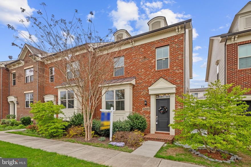 SUPERB BRICK FRONT END UNIT 3 LVL 3 BR 3.5 BATHS TH with UPGRADED LUXURY KITCHEN, LED recessed lighting, 2 car garage TESLA charging, PRIVACY wooded views! Main lvl includes HUGE OPEN FLOOR PLAN with MODERN color HW floors, convenient half bath, LUX upgraded kitchen package with HUGE breakfast bar ISLAND w/seating, Whirlpool SS appliances w/double wall oven, chef prefers GAS cooking! 2nd LVL consist of a HUGE owner's suite with tray ceiling & ensuite bath + WALK IN CLOSET, 2 additional bedrooms & hallway FULL BATH. Lower lvl has a 3rd FULL BATH, an office/movie/exercise flex space with window. SERENE PRIVACY wooded views out front. Cabin Branch community has plentiful open green spaces, tots play ground, summer pool! Convenient location with EZ access to DC, MD and VA. Beautiful MoCo parks & nature, Clarksburg premium outlet shopping. UPDATES: Fresh designer paint, luxury upgraded kitchen package, Tesla charging, ethernet wall outlets, large Trex deck, auto air exchange controller (2023), Whirlpool SS appliances, driveway resealed (2021), garage floor coating, new AC evaporator coil (2022), new garage door springs, new sump pump (2024) A FANTASTIC home ready for YOU!