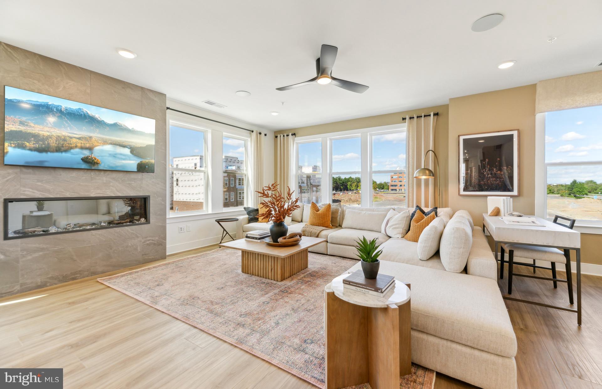 New Construction Ready end of June 2025 - 5.99% special financing* plus $25,000 in Closing Costs tied with the use of Pulte Mortgage Corporation. This Upper 2-level Sydney Interior unit condo offering the space of a single-family home where every space is thoughtfully considered. The home offers 3 Bedrooms, 2.5 Bathrooms, a Study, 1-Car Garage & 1 Car Driveway. The main level boasts an included covered terrace off the kitchen, open floorplan with a private Study, and a huge walk-in Pantry. The Gourmet Kitchen is spacious and is complete with a large island with Stone Gray Cabinets with Calacatta Morro Quartz. This home includes Whirlpool Stainless Steel Appliances with a 5-Burner Gas Cooktop, a Chimney Vented Hood and a Wall Oven/Microwave. The Owner's Suite has 2 large walk-in closets, a walk-in shower with seat, frameless glass door, and a separate water closet and linen closet. The walk-in Laundry room has Whirlpool washer and dryer. This home has an EV rough-in plug and upgraded wiring package. Oak stairs all the way up to the bedroom level and 7" wide LVP on the main level. *See Sales Associate for details