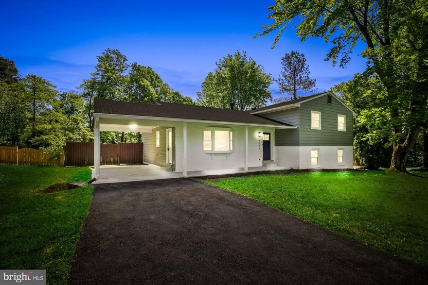 A spacious and elegant home on a third acre in Fairfax, a must-see listing! This home has so much to offer. The unique floor here plan offers a pleasing combination of open spaces and cozy living areas. Upon entering, the massive open living area at the entrance shows off no less than a family room, dining room, and open kitchen with granite island--a definite "wow"-inducing first impression for the interior. Large brand new windows, recessed lighting,  assure a bright and welcoming space throughout, and sleek, dependable hardwood flooring ties everything together. The kitchen, for its part, features tasteful granite counters and stainless steel appliances.  Moving upstairs from the main floor, the second story features three spacious bedrooms and two full baths. The lower floor/basement of this home offers a ton of space which can be used to spend quality time with family or entertain guests.  The lower level has two bedrooms and an adjacent full bathroom.  Welcome to your outdoor oasis - you will find a large deck and patio perfect for grilling or hosting spring/summer parties, a perfect backyard to take you away from the hustle and bustle of the city allowing kids to play or pets to run around.   Fresh exterior including smart LED Exterior lighting. Tech toys include smart learning NEST thermostat and video monitoring high security RING Doorbell.  Living at 4909 Powell Rd, you will be in a safe, quiet neighborhood, while still only a short drive from some standby amenities like Inova Fairfax Hospital, Giant, the Mosaic District and many more.  Conveniently located next to major highways - 495 and 395. This is a wonderful home, inquire today!