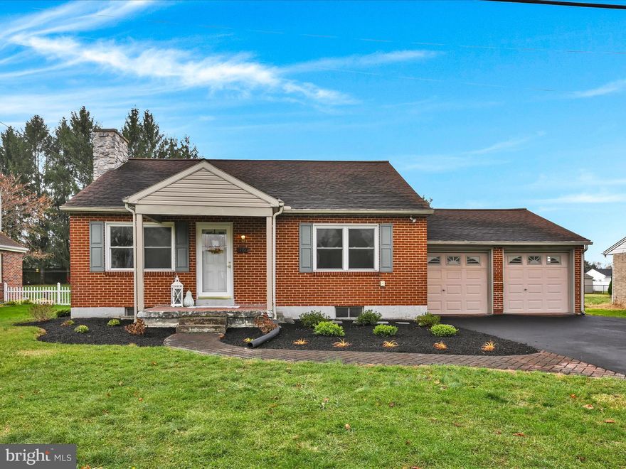 Beautiful one story living in West Donegal Township,  approximately 2 miles from Route 283 for easy commutes to Lancaster, Harrisburg or York.  Brand new carpeting, gorgeous hardwood floors, full basement with laundry chute, workshop and additional standup shower PLUS additional bedroom/office space.  Backyard boasts a large patio,  fenced in yard and a covered pavilion/bar area for entertaining!   This won't last long so schedule your appointment today!