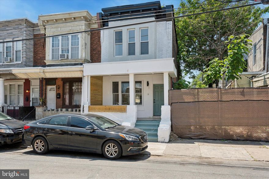 Welcome to 1910 East Atlantic Street, a stylishly renovated three-bedroom, 1.5 bath townhome in the heart of Harrowgate! Offering 1,480 square feet of multi flex living spaces like the charming front porch, back patio and fully finished basement. This home has multiple upgrades like chic wood floors throughout, artistic accent wall, all new windows, all new major mechanicals, upper floor laundry, recessed lighting and open concept living/dining. The home is highlighted by an elegant monochromatic color scheme showcasing the kitchen’s flush cabinetry, stainless steel appliances, and ample counter space—perfect for cooking and entertaining. The first floor also boasts a large secluded half bath with full size laundry and sizable concrete patio ready for relaxing and container gardening. The lower level offers a fully finished basement with incredible versatility as a second living area, home gym, office, or playroom. On the second floor you will find three bedrooms all with ample closets and loads of natural light. The three piece full bathroom completes the second floor with stylish finishes and fixtures. Conveniently located in the John Webster School District, this home is just minutes from I-95, Tioga train station, and steps to Harrowgate Park. Plus, Heitzman Recreation Center with a public pool just 3 blocks away, providing great amenities for active lifestyles. Located right off of Frankford Ave with great proximity to public transportation. It's also a short 5 minute drive or 10 minute walk to Aramingo Avenue for shopping and also public transit. This home is eligible for the **NeighborFirst Program**. Home buyers receive discounted interest rates, no PMI (private mortgage insurance) and the loan has no income limits. First time home buyers are also eligible for a $6,000 closing cost credit! Program details and qualifications are provided with the home's documents. Don’t miss the opportunity to own this spotless move-in-ready home with great walkable amenities!
