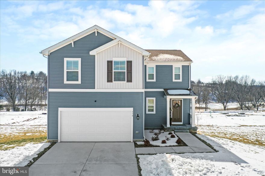 Welcome to 350 Mesa Court — a nearly new 2024-built home offering space, style, and stunning mountain views just minutes from the City of Harrisonburg.
Situated on a generous .34-acre lot near the end of a quiet cul-de-sac, this thoughtfully designed home features 4 bedrooms, 2.5 baths, and 2,690 finished square feet across three levels — providing the flexibility today’s lifestyle demands.
The main level showcases durable and stylish luxury plank flooring, an open and inviting layout, and abundant natural light. The kitchen flows seamlessly into the living and dining areas, making everyday living and entertaining effortless. Upstairs, you’ll find spacious bedrooms, including a comfortable primary suite designed for relaxation.
The finished lower level offers additional living space perfect for a media room, home office, gym, or guest retreat — giving you room to grow and adapt.
Step out onto the rear deck and take in beautiful mountain views — the perfect backdrop for morning coffee or evening gatherings. The attached two-car garage adds convenience, while the location offers quick access to Broadway amenities and an easy commute to Harrisonburg.
Modern construction, scenic views, and nearly 2,700 finished square feet — this is Shenandoah Valley living at its best.