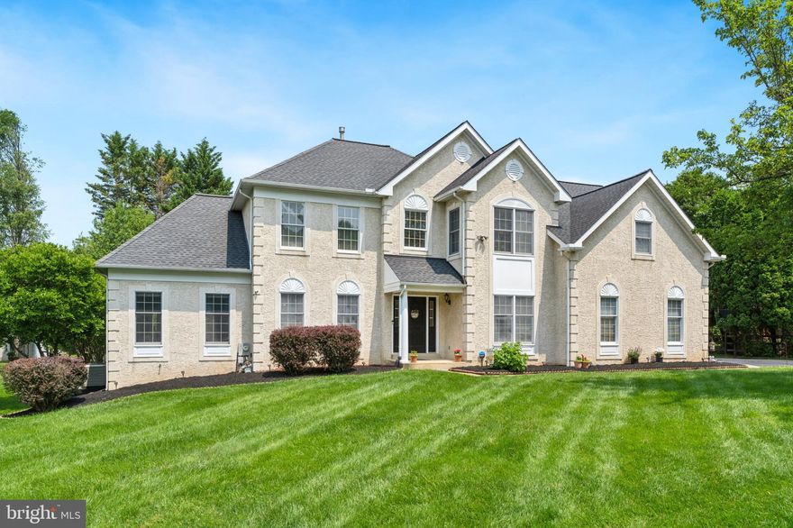 Welcome to the pinnacle of refined living in Daylesford Estates, nestled along the prestigious Main Line within the acclaimed award winning Tredyffrin-Easttown School District where showings are flexible and easy to arrange.  This exceptional Cornell Grand model—the largest floor plan in the community—offers over 5,300 square feet of thoughtfully designed living space, both above and below ground, including a beautifully upgraded sunroom that invites natural light and comfort year-round.  Plus, enjoy hassle-free living with no lawn maintenance—mowing is covered by the HOA!  Step into the grand two-story foyer, where a double-turned staircase and soaring 9-foot ceilings set the tone for the elegance that unfolds throughout the home. The main level features a sophisticated living room, a formal dining room, and a private study/office —ideal for remote work or quiet reflection.  A spectacular, light-filled upgraded sunroom—encased in glass windows and accessed through elegant French doors off the living room—offers a serene, sun-drenched retreat perfect for year-round enjoyment. Whether envisioned as a tranquil reading nook, a vibrant indoor space for family activities, or an inspiring creative studio, this versatile space seamlessly connects to a charming paver patio, extending your living area into the outdoors.  At the heart of the home is a gourmet kitchen featuring new appliances, granite countertops, and a generous 6-foot island with ample seating, plus a sunlit breakfast area. This culinary haven flows effortlessly into the formal dining room and a vaulted-ceiling family room, which is adorned with upgraded skylights and a cozy fireplace—an inviting space for gatherings.  Ascending the back staircase from the family room, you’ll find a luxurious primary suite—a tranquil retreat complete with a sitting room, a sun-drenched walk-in closet, a dressing area with a vanity basin, and a remodeled spa-inspired bathroom featuring a Jacuzzi tub, stall shower, and dual vanities. Three additional spacious bedrooms provide comfort and ample closet space, serviced by a well-appointed hall bath with double sinks.  The finished lower level—spanning well over 1000 square feet (estimated by an appraiser)—is perfect for a home theater, gym, or playroom. An additional storage room ensures everything has its place. The oversized two-car garage and driveway add practicality to this exquisite home.  Situated in a serene and highly sought-after estate neighborhood with no through traffic, this home is just minutes from Route 202, the King of Prussia Mall, and top-rated schools, including  T/E Middle School, and Conestoga High School—all part of the award-winning Tredyffrin-Easttown School District.  Don’t miss this exceptional opportunity to own a stunning estate home that seamlessly combines luxury, comfort, and convenience in one of Berwyn’s most desirable communities. Most rooms have been professionally Painted!  Note: Square footage is deemed reliable but not guaranteed. Buyers are encouraged to perform their own due diligence to independently verify all measurements .  Schedule your private tour today and experience the perfect blend of elegance and functionality!