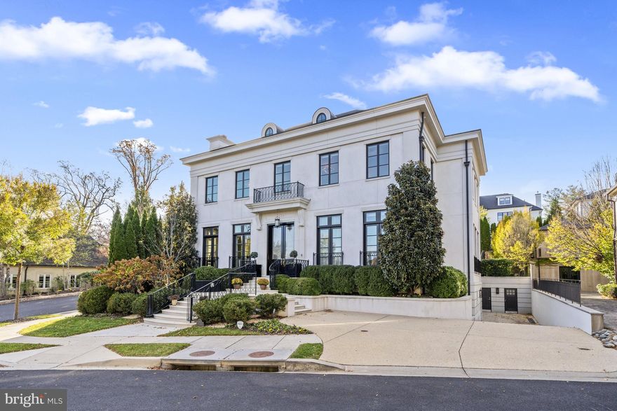 An architectural masterpiece exuding style, elegance and grandeur this magnificent stucco and limestone residence with approximately 10,700 SF of exquisitely finished living space  impresses at once with its imposing regal façade prominently situated to command attention in the prestigious enclave of Phillips Park. Designed by the renowned architectural firm of Barnes -Vanze and constructed by the acclaimed Gibson Builders  every inch has been painstakingly thought out to display a subtle beauty both inside and out. The home was built in 2013 and in 2024 was  renovated, fine tuned and decorated to perfection. This 5- bedroom, 5 full bath and 4 half- bath home is one of the largest homes in Phillips Park and features the highest quality finishes and was created with both grand scale entertaining and comfortable family living in mind.

Gently rising limestone stairs provide a sublime introduction for entry to the home where, once inside, a circular vestibule with scalloped accent walls leads to a dramatic 35 -foot long, wide gallery with 11- foot ceilings with a view to the private rear garden. The main floor features large principle rooms wonderful for entertaining and is perfectly designed to allow for an effortless flow. A spacious reception room with floor-to- ceiling windows, sleek marble fireplace and a semi-circular bar with an escalloped marble base mirroring the detail of the entry vestibule seamlessly connects with a banquet sized dining room perfect for the most elegant of dinner parties. From the dining room a wide double door leads to a stunning step-down living room with its 12- foot ceilings, marble fireplace and massive walls of floor-to-ceiling windows and French doors providing easy access to the rear garden. A spacious gourmet kitchen with center island includes Miele, Subzero and Wolf stainless steel appliances and opens to an adjacent and bright breakfast room with banquette seating. The main floor continues with a generously sized home office, cozy den and two powder rooms.

An elegant circular staircase ascends to the second level  boasting 11-foot ceilings and providing access to 4 large bedrooms and 4 full bathrooms. The spacious primary bedroom features a luxurious marble primary bathroom with separate water closets and an over-sized custom walk-in-closet.  A second bedroom with en-suite bathroom includes a second room- sized custom walk-in closet. Two more large guest bedrooms each with en-suite bathrooms along with a laundry room complete this floor.

The lower-level seduces with an intimate lounge /media room featuring surround sound, separate wet bar and adjacent powder room. This level also includes a large bedroom with en-suite bathroom and walk-in-closet, laundry room, and is connected to a two-car garage. An additional sub lower- level leads to a spectacular, fully equipped state-of-the-art gym.

A tranquil and private rear garden features lush and evergreen mature plantings and provides ample room for grand scale outdoor entertaining on an expansive limestone patio which steps up to a shimmering swimming pool and jacuzzi, complete with separate pool house with powder room. Additional amenities include a commercial -grade elevator servicing all floors, Sonos sound system,  state of the art security cameras and security system, numerous smart home features and applications,  a generator plus various other luxury conveniences. This extraordinary residence is being offered as a “turn-key” fully-furnished property (art ; objet d’art excluded).