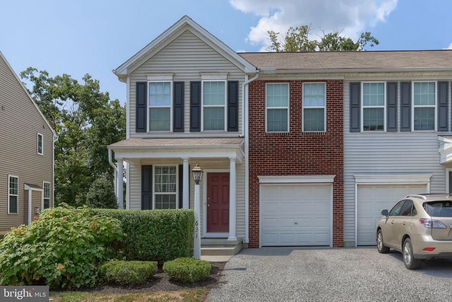 Welcome to 631 Whitetail Drive in Derry Township's popular Deer Run. This end-unit townhouse - featuring loads of natural light - has three bedrooms (all upstairs) and 2.5 bathrooms.  One of the bedrooms upstairs is an owners suite with walk in closet and en suite bathroom. The home also has a private first floor office (double doors added for privacy), an open floor plan kitchen and family room, and a basement offering additional space to finish, or use as-is. Located in one of the more private corners of the community, it backs up to green space, and has several guest parking spaces nearby. Enjoy Deer Run and all that the community has to offer - endless sidewalks and walking paths, Gelder Park (with a large playground, baseball field, basketball court, two sand volleyball courts, a pavilion, soccer field, and restrooms. Deer Run is conveniently located close to 322/422, 283, and Harrisburg International Airport.