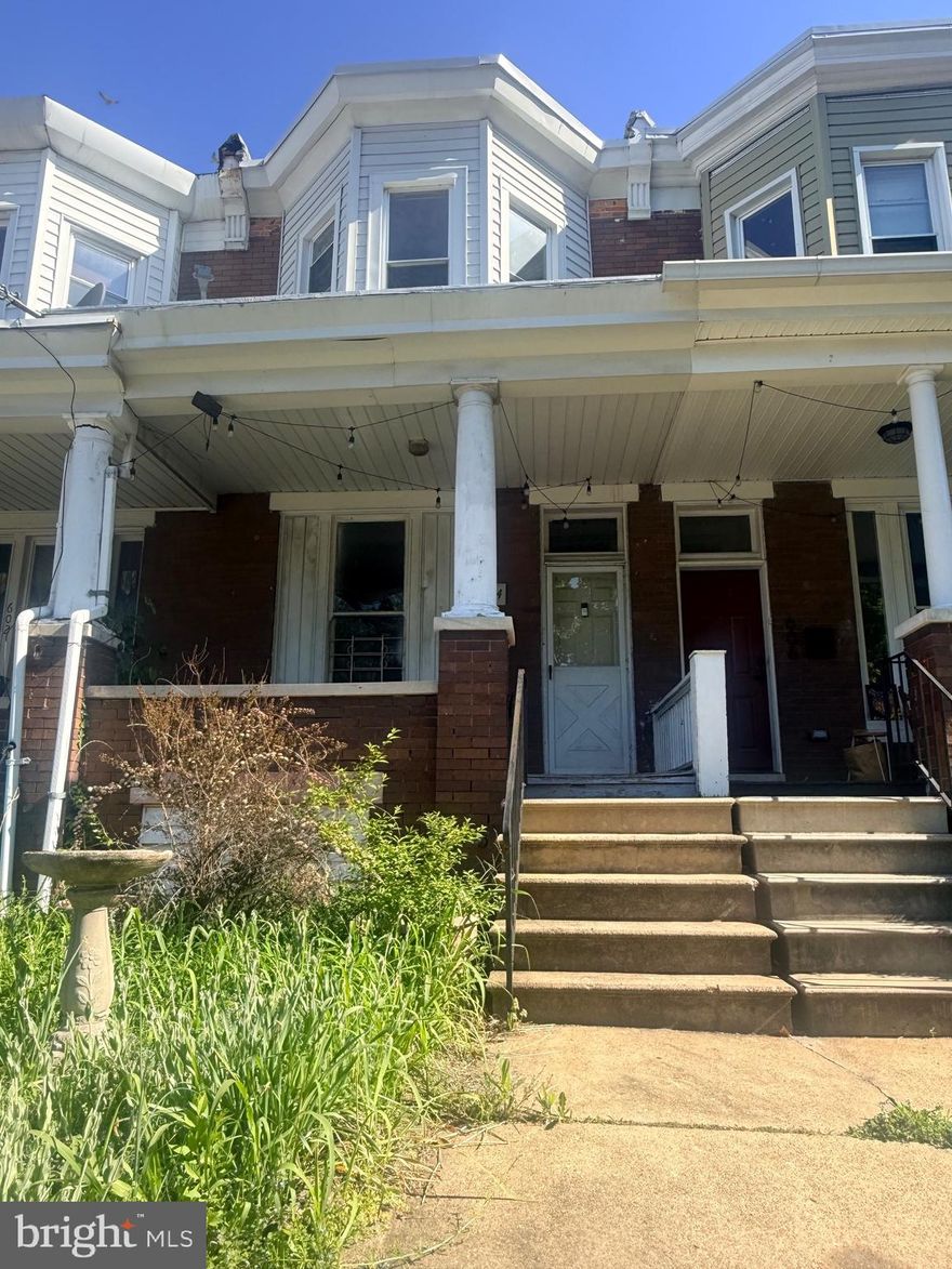 Step into the vintage charm of 604 E 35th St, a classic Baltimore row house brimming with potential! This spacious home is a canvas ready for your imagination, featuring original hardwood floors that exude timeless character and a layout designed for comfortable living. Whether you’re a first-time buyer eager to create a space that’s uniquely yours or an investor seeking your next project, this property offers endless possibilities.

With a touch of cosmetic updates, you can seamlessly blend its historic charm with modern flair. Located in a vibrant neighborhood, this home places you close to local amenities, parks, and dining hotspots, making it an ideal choice for those looking to invest in both lifestyle and value.