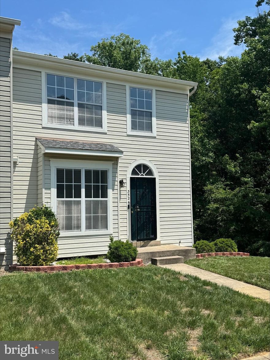 Welcome to 3524 Wood Creek Dr!  This end unit townhouse is minutes from Suitland Parkway and close to shops and the metro! This spacious home has tons of potential. Needs some TLC!
