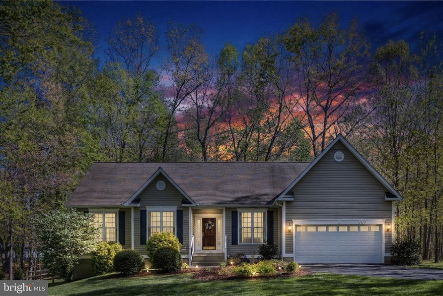 Discover the lake lifestyle at this stunning water-access home on Lake Anna—where relaxation meets adventure! Situated on the public side of the lake, this beautifully maintained property rests on a manicured 1-acre lot with lush landscaping and a fenced backyard, perfect for kids and pets to roam freely. Located on Lake Anna’s sought-after southern end—known for its cleaner, deeper waters—this home is tucked inside the gated Rockland Creek subdivision, a golf cart-friendly community offering high-speed Xfinity Comcast internet. A rare highlight is your assigned boat slip (#71) at the community marina, featuring brand-new docks (completion expected by July)—a true rarity at Lake Anna and a major value add. Inside, you’ll find 2,115 finished square feet of thoughtfully designed living space, including 3 bedrooms, 2 full baths, and a dedicated home office with French doors. Hardwood flooring, vaulted and 9-foot ceilings, crown molding, arched doorways, and a cozy gas fireplace elevate the home’s style and comfort. The kitchen is a showstopper, featuring sleek Brazilian marble countertops, a stunning 5-burner Italian gas stove with electric oven, stainless steel appliances, and a tile backsplash. It opens seamlessly to the breakfast area with direct access to the rear deck—perfect for indoor-outdoor living. A separate formal dining room adds elegance for entertaining. The one-level ranch layout offers a desirable split-bedroom design. The spacious primary suite includes a tray ceiling, new hardwood flooring, a walk-in closet, and en-suite bath with a soaking tub, double vanity, tiled shower with bench, and new glass door. On the opposite side of the home, guests will enjoy two additional bedrooms and a full bath. A laundry room with tile flooring, utility sink, and included washer and dryer completes the interior. Step outside to the low-maintenance composite deck with sleek black railings and a dedicated gas line for your grill. Hop in your golf cart for a quick ride to the private waterfront common area to launch your boat, cruise, water ski, fish, or simply take in the beauty of Lake Anna. Additional features include a 2-car attached garage, paved driveway, storage shed, and a walk-in crawl space that provides additional storage. Rockland Creek offers a prime location just minutes from local favorites like Lake Anna Taphouse and Lake Anna Winery, as well as marinas, dining, and grocery stores—ensuring convenience and fun are always close by. Recent updates include: well pump (2024),  water pump (2023), and hot water heater (February 2026). Whether you're searching for a weekend escape or your forever home, this exceptional Lake Anna property delivers. Come see it for yourself—you’ll fall in love! Short term rentals are permitted.