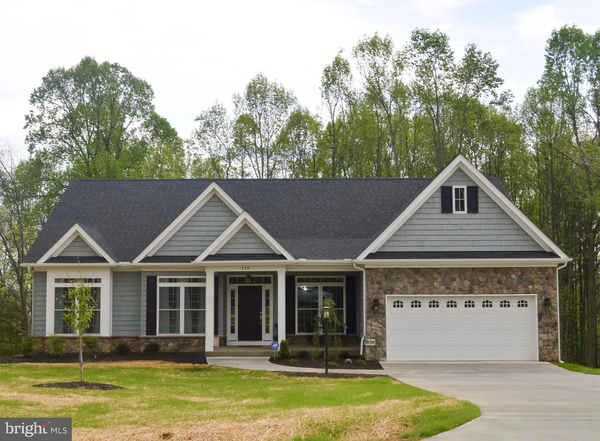 This is your opportunity to build a high-quality custom home with Joseph Mohr Construction, Inc., a trusted local builder known for craftsmanship and attention to detail. The design includes custom cabinetry, hardwood flooring, and generous allowances for mid to high-end finishes throughout, giving you the ability to choose materials that match your vision and lifestyle. This is not your typical builder-grade home.
Located in the peaceful Waverly View subdivision of Strasburg, this 5.12-acre lot offers stunning mountain views, privacy, and convenience. Just minutes from Route 66, and ideally located 30 minutes south of Winchester, 1 hour west of Fairfax, and 1 hour north of Harrisonburg.
***This To Be Built home offers approximately 2,200 square feet of thoughtfully designed, single-level living with finishes and features that can be tailored to your style. The builder's allowances include hardwood flooring and mid to high-end options throughout, giving you the flexibility to select quality materials that truly make the home your own.
***Highlights of the floor plan include: 3 bedrooms, 2 bathrooms, Large open-concept kitchen and family room, perfect for entertaining, Separate dining room or home office, 2-car garage, Full unfinished basement for future expansion or storage.
***With over 5 acres, incredible views, and the opportunity to work with one of the area's most experienced builders, this is a rare opportunity to create your dream home from the ground up.
***PLEASE NOTE: The sale price includes both the lot and the home, but the lot is under separate ownership and will require its own purchase contract. The land (MLS# VASH2011278) must be purchased and closed on before construction can begin. This helps ensure a smooth transition from purchase to build.
***All images are similar. Pricing may vary depending on buyer selections. Other floor plans available upon request.