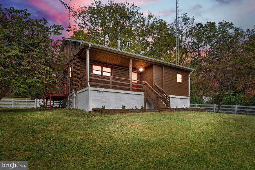 Gorgeous 2 bedroom, 2 bath log home on almost 3 acres with an unfinished basement! This home has been remodeled and includes new hardwood floors, granite countertops, stainless steel appliances, and new vanities and tile in the bathrooms! The main level also includes a spacious master suite, wood burning stove in the living area, gorgeous exposed logs on the interior, and the guest bedroom and bath. The unfinished basement boasts a completely framed and plumbed extra bathroom for potential to create a downstairs apartment/ extra bedroom and bathroom. Don't miss out on this private, country oasis with endless possibility! Schedule a showing today!