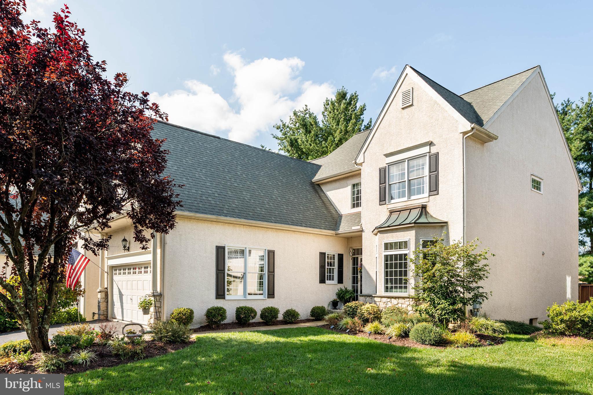 Welcome to 4 Riders Run in the community of the Reserve at Springton. This light filled home has been beautifully updated and meticulously maintained. The open floorplan in includes a two story entrance flanked by the living room and dining room. The living room is large and includes french doors which lead into the family room. The large dining room is perfectly situated off the kitchen and includes a bay window. Both rooms flow into the open kitchen and family room across the back . The tastefully appointed eat-in kitchen features white cabinets, updated appliances, quartz counter tops, and tile backsplash which gives it a sleek modern feel. The kitchen is open to a large family room which includes a gas fireplace and doors to the large deck off the back. Both rooms feature two stories of windows that allow for an abundance of natural light. The deck includes an awning across the back which provides a bit of shade and added privacy in the summer months. The laundry room and powder room complete the first floor. The second floor includes a spacious primary bedroom with a large bath including a tub, stall shower and double vanity. It flows through to an oversized walk in closet. There are two additional bedrooms on the second floor and a shared bath. The front staircase and second floor include new carpeting. The lower level is fully finished while still allowing for ample storage. Included is a large area for entertaining. Watch a movie, take in a game by the fireplace, or have your own game of ping pong. There is also a bedroom and full bath making it perfect for guests or multigenerational living. There are many windows and a slider that leads out to a patio which can be enjoyed by all. Residents can enjoy a wealth of amenities designed for an active lifestyle, including the community pool, tennis, and pickleball courts. For a more leisurely option, enjoy a peaceful walk through the neighborhood while taking in the beautiful views! .
Enjoy the carefree, turn key, lifestyle in the Reserve at Springton.
See seller's disclosure for additional updates.
Showings start Friday at the Open House