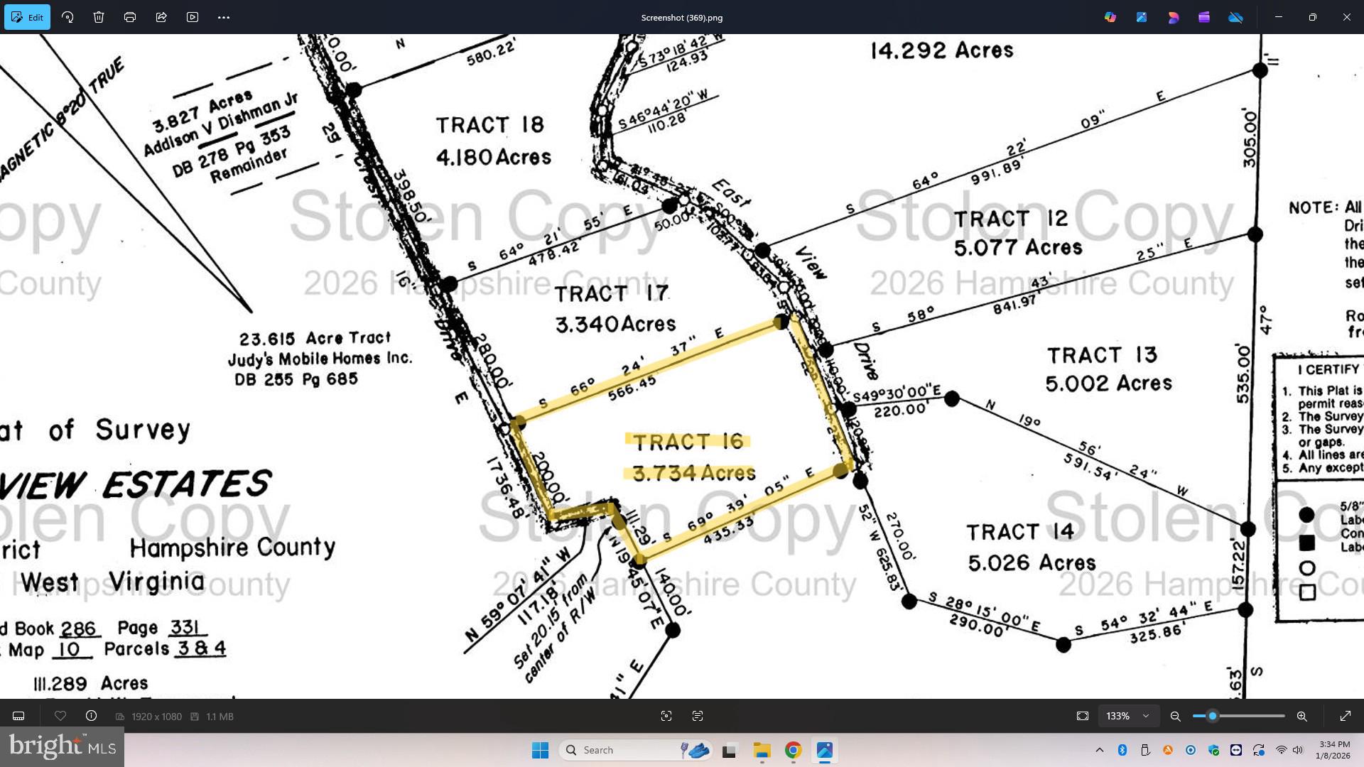 EAST VIEW ESTATES - Land