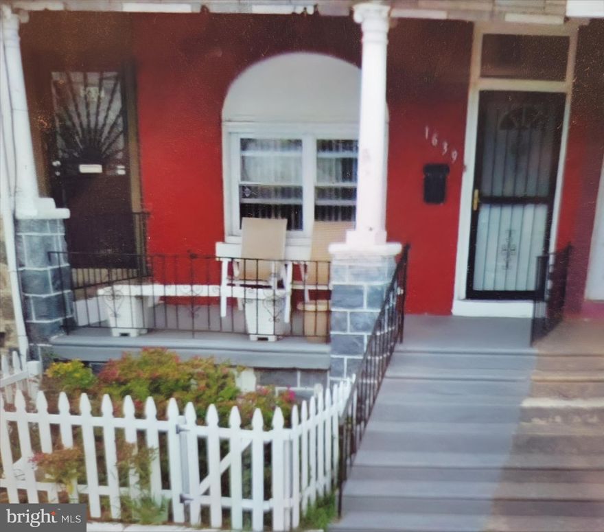 Welcome to this four-bedroom home with large rooms and high ceilings. Great investment property located in Kingsessing where the properties sell in the high 200’s and up.  Large front porch. Hard-wood and tile floors throughout. Spacious main bath.  Owner is selling the home “as-is”. Inspections are welcome but are for informational purposes only.  This home is great for investors or buyers that wish to occupy and make it your own. The possibilities are endless. Purchase this home and you walk in with equity. Close to shopping, main highways and public transportation.