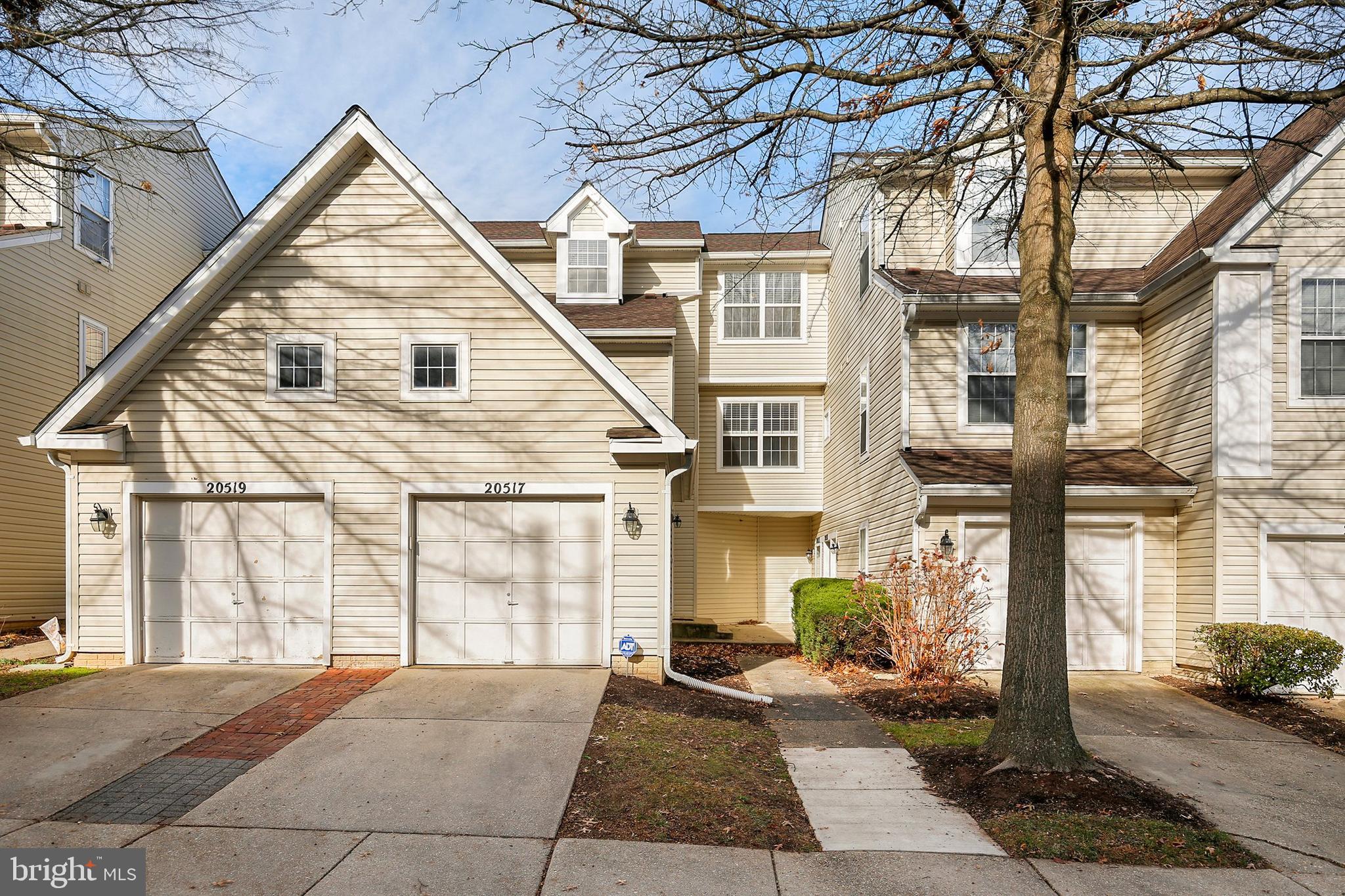 Rarely available 3 level condo/TH, largest in the neighborhood, with a GARAGE! Open concept main level is perfect for entertaining with an updated kitchen and renovated half bath. Two spacious master-style bedrooms upstairs each with an updated en-suite bathroom. Washer/Dryer and hot water heater are only 2 years old and ALL of the siding and the roof was replaced within the last 5 years! Basement has a living space and an additional rough-in for a bathroom. House is equipped with high-tech NEST thermostat, doorbell, AND smoke detector! All this and more all conveniently located to 270, Top Golf, Clarksburg Outlets, and Milestone Shopping Center! This one WON'T LAST at such an exceptional price!