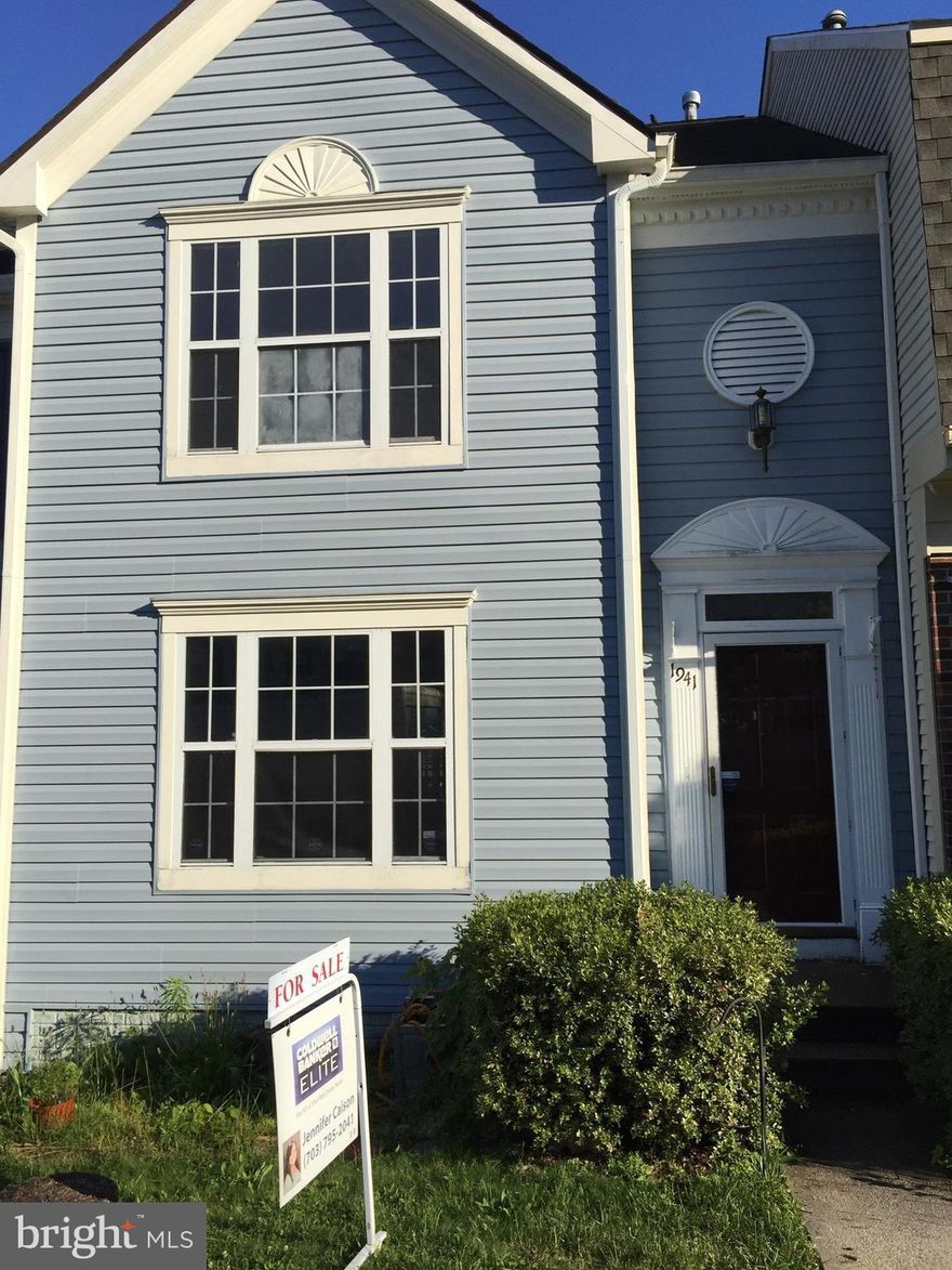 3 level townhome in excellent location- fireplace in family room, open main level living, deck, fully fenced rear, soaking tub and sep. shower in full bath. Lower level has a den and a large rec room walking out to patio in back yard.   Selling as-is, home does need carpet, paint and refrigerator.