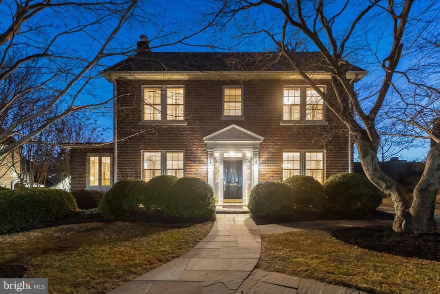 Welcome to Timeless Elegance in this all-Brick Colonial in the sought-after Woodside Park neighborhood offering the best of suburban and city living. This charming home features a slate roof, detached brick garage with new door, fenced backyard with arbor and large deck for al fresco entertaining and relaxation. 1004 Woodside Park is a 4-level center hall home that boasts over 3300 sq ft, with 4 bedrooms, 3.5 baths. Thoughtful interior details on the main level include 9’ ceilings, hardwood floors, powder room, crown molding, formal dining room with built in cabinet, chef’s table space kitchen with 6 burner Thermador range, large living room with wood burning fireplace, sunroom/den with custom built in’s and abundant windows throughout the home flooding in natural light and most with custom plantation shutters. The upper level offers primary owners suite plus two additional bedrooms and full hall bathroom, hall linen closets, finished fourth-floor large expansive bedroom offers cedar closet and possibility to create additional bedroom and bathroom in the future. The finished walk-out basement offers family room with tile floors, custom built in entrainment/bookcase unit, full bathroom, laundry room and multiple storage areas – customize into a wine cellar, cold store, holiday/entertainment space and more. This home delivers unbeatable convenience with seamless access to grocery, shopping, dining, entertainment, public transportation and more.  Just 2-3  blocks to AFI and Majestic movie theatres; Saturday morning Farmer's Market; The Fillmore Music Hall; Whole Foods and Mom's Organic Market; Red Line Metro Silver Spring and Glenmont and near bus stop.  Location at its best!