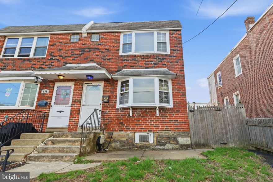 Investor special.  This is 1 and 1 duplex located in the heart of Fox Chase. Property to be sold in as-is condition.  This is an estate sale and no repairs will be made. Showings will be held, Open House Style, on Friday 4/10, 5-7pm; Saturday 4/11, 11am-1pm; and Sunday 4/12, 12-1pm.  All offers are due on Monday 4/13 at 3pm with a reply date of Tuesday 4/14.