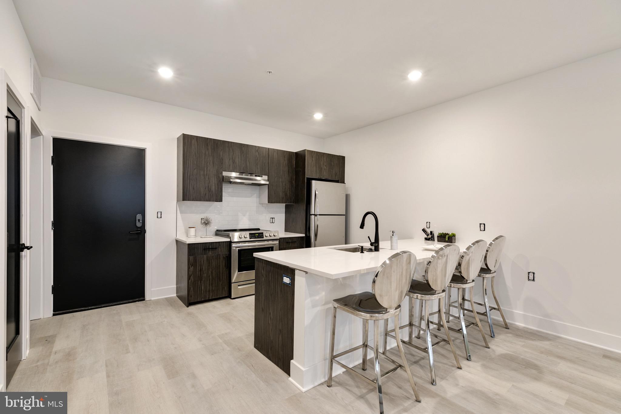 Welcome to Brand New Richmond St Luxury Condos. Each unit is equipped with large beautiful islands, and large coat closet. These sophisticated apartments with a modern influence sit on a quiet street with access to the subway and major highways. Presented by a handsome red brick exterior and gorgeous, airy interiors, you can now live in a touch of elegance at a very affordable price. The building has been sound proofed between floors for comfort. Fantastic area for short walks to public transportation and great eats. Near all major modes of public transportation for extended travel throughout the city. In addition, we’re located just a few blocks from Girard Avenue and York St, offering easy access to the Expressway, making commuting to Center City, University City, Art Museum, Northern Liberties, and South Philly. These apartments boast spacious nine foot tall ceilings, modern black frame energy efficient windows, led recessed lighting, and wide-plank premium grade vinyl hardwood flooring throughout. Change your life for the better in this amazing 2 bedroom 2 bathroom!
ONLY PAY SECURITY DEPOSIT AND FIRST MONTHS RENT TO MOVE IN! (offer expires soon)
LATCH REMOTE ACCESS TO THE BUILDING! (open doors with your phone, smart watch, key card, and touchpad)
PARKING IS AVAILABLE FOR $150 A MONTH! DEDICATED SPOT FOR ELECTRICAL CARS!
ELEVATOR IN BUILDING!
TENANTS RESPONSIBLE FOR ELECTRIC AND A $35 FLAT WATER FEE MONTHLY!
VIDEO OF ACTUAL UNIT AVAILABLE UPON REQUEST.