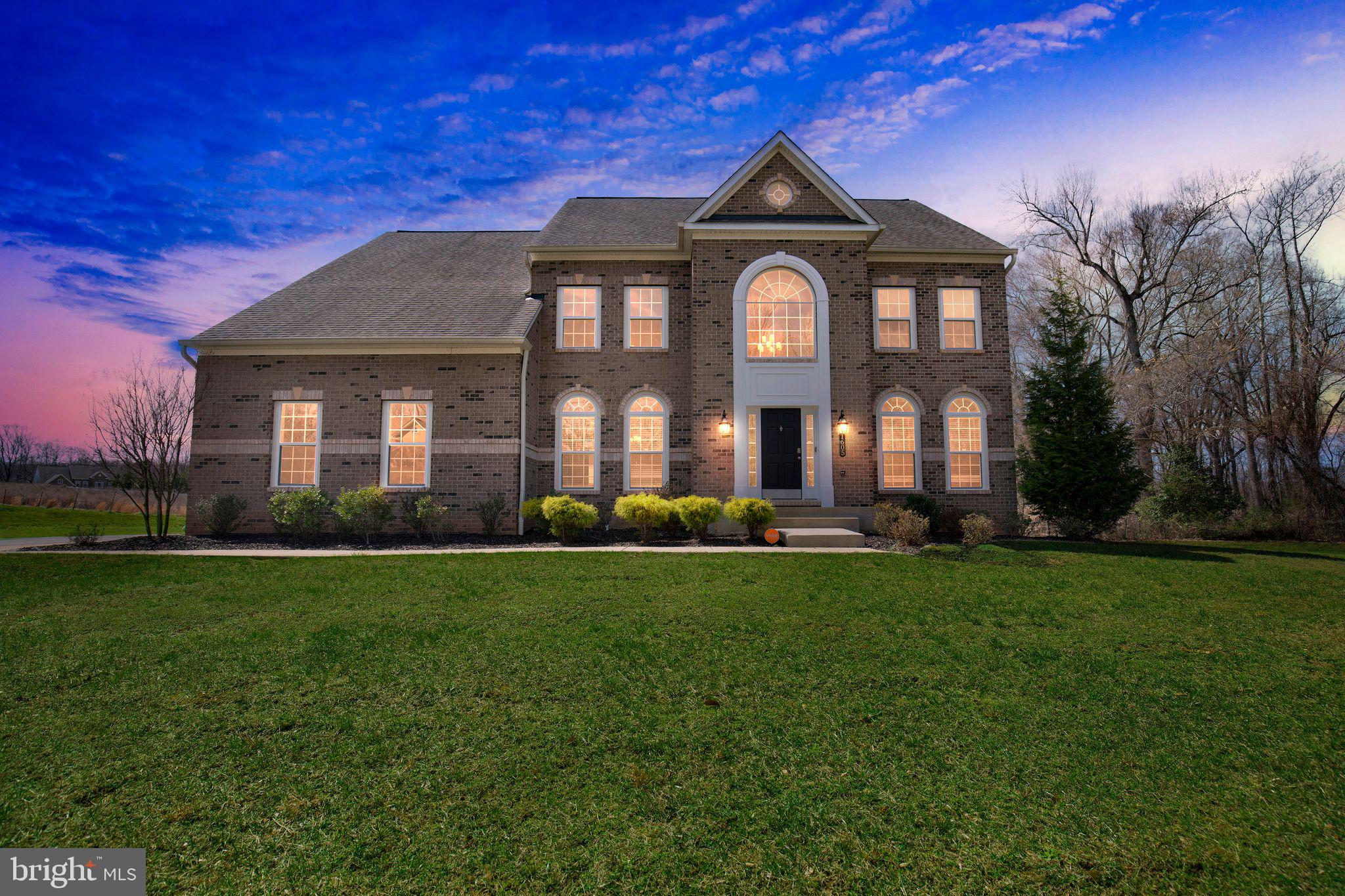Reduced by $30,000. Welcome to 1605 Saint James Rd, Accokeek, MD 20607—a stunning 4-bedroom, 5.5-bathroom estate offering luxurious living space. Nestled on a generous 2-acre lot, this grand residence combines elegance with modern comfort.
As you enter the impressive two-story foyer, you're greeted by soaring ceilings that enhance the home's spacious feel. The main level features expansive formal living and dining rooms, perfect for entertaining.
The gourmet eat-in kitchen is a chef's dream, boasting an oversized island, dual ovens, granite countertops, and updated appliances. Adjacent to the kitchen, the family room provides a cozy space for gatherings.
Upstairs, the primary suite serves as a private retreat with a walk-in closet, sitting room, and spa-like bath featuring a large soaking tub, glass-enclosed shower, private water closet, and dual sinks. Three additional spacious bedrooms and another full bath with dual sinks complete the upper level.
The expansive lower level awaits your personal touch, offering ample space for a game room, media room, or exercise area. This home presents an excellent opportunity to own a piece of Accokeek's charm and sophistication.