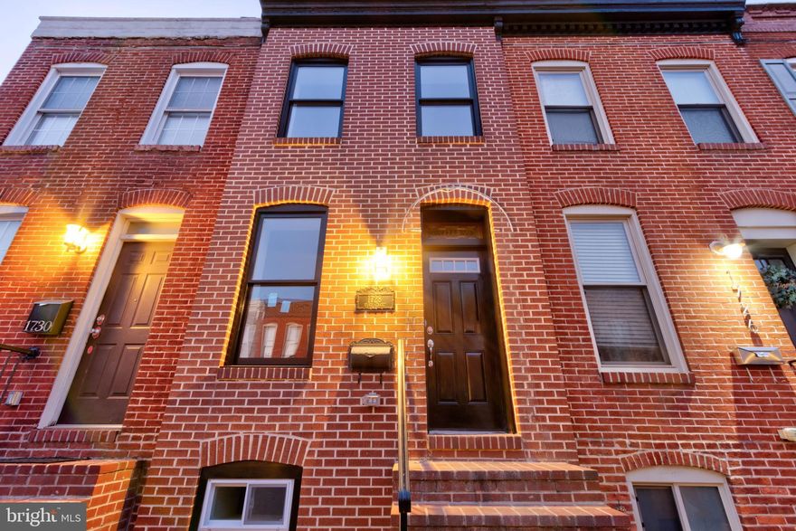 BRAND NEW RENOVATION LOCATED IN FEDERAL HILL NOW AVAILABLE WITH 4 BEDROOMS ABOVE GRADE. GLISTENING HARDWOODS CASCADE THROUGHOUT. ENJOY CUSTOM CABINETRY, UPGRADED TRIM AND PAINT PACKAGE, IMPORTED TILE, GRANITE COUNTERTOPS, HIGH END SS APPLIANCE PACKAGE IN DESIGNER CHEF'S KITCHEN. LOADS OF NATURAL LIGHT. EXPOSED BRICK. FINISHED LOWER LEVEL. HIGH CEILINGS. TONS OF STORAGE. WALK-IN SHOWERS. WALK-IN CLOSETS. SPACIOUS 4 BEDROOMS WITH 3.5 BATHROOMS. SECONDARY GREAT ROOM IN BASEMENT - GREAT FOR OFFICE, PLAYROOM, OR GYM. EXPANSIVE ROOF DECK - GREAT FOR ENTERTAINING. CLOSE PROXIMITY TO RETAIL SHOPPING, LOCAL DINING, AND ALL MAJOR HIGHWAYS. SCHEDULE A PRIVATE TOUR TODAY.