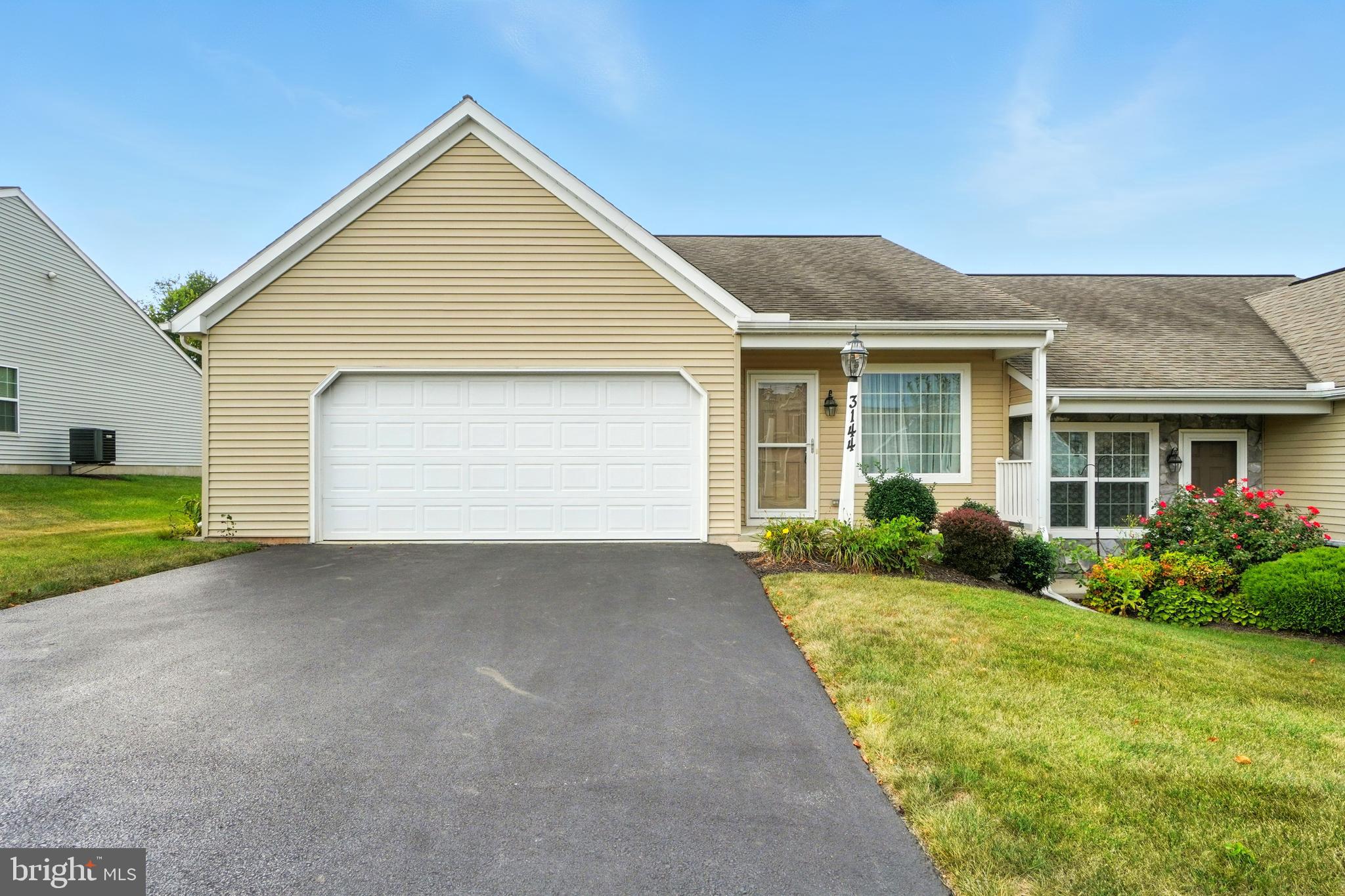 Welcome to this 2 bedroom, 2 bathroom semi-detached home located in a sought-after community in Dover, PA. Nestled in a peaceful neighborhood, this property offers the perfect blend of comfort and convenience.
Step inside to find a functional layout, featuring spacious bedrooms, two full baths, and an open living area that’s easy to make your own. With just a few minor updates, this home has the potential to feel brand new again!
Enjoy low-maintenance living in a community designed for relaxation and ease, all while being close to shopping, dining, and local amenities. Whether you’re looking to downsize or enjoy single-floor living, this home is a wonderful opportunity.