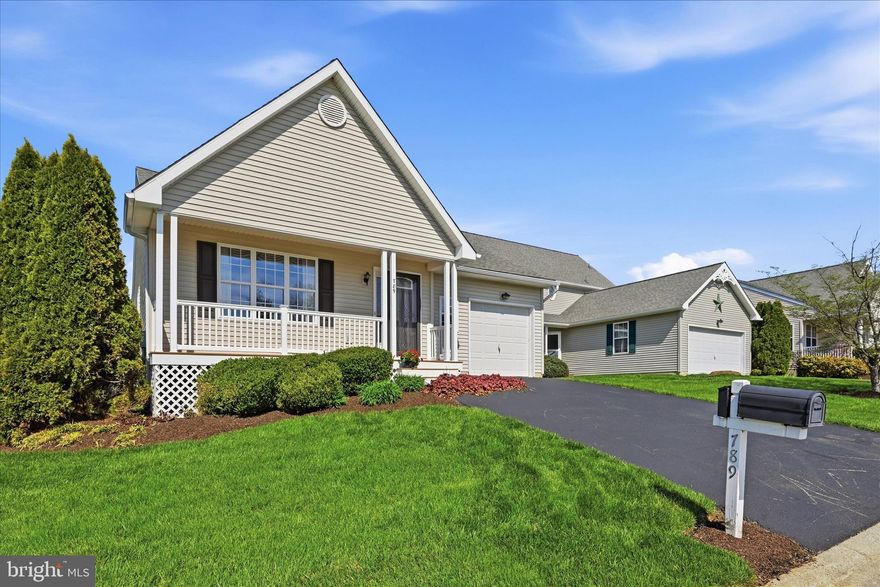 Welcome to 789 W Glenview Drive, an exceptionally updated and meticulously maintained home in the desirable Villages at Penn Ridge. This 2 bedroom, 2 bath Drexel model offers thoughtfully designed one floor living with a clean, modern aesthetic throughout.
From the moment you enter, you’ll appreciate the seamless flow, natural light, and beautiful oak flooring that spans the main living areas. The fully updated kitchen is a standout feature, complete with granite countertops, custom island with seating, and a refined, contemporary design that elevates everyday living and entertaining.
The family room offers a cozy yet sophisticated space, anchored by a gas fireplace and direct access to the composite deck overlooking peaceful open green space. Outdoor living here feels private, expansive and maintenance-free.
The primary suite is a true retreat with large dual closets and a stunningly updated bath featuring custom tilework and a privacy glass enclosure. The second bedroom is generously sized and adjacent to a refreshed hall bath with brand new vanity and fresh paint, offering a crisp, move-in ready feel.
A partially finished basement provides flexible bonus space for a home office, fitness area, or additional living space, along with another large unfinished storage area.
Additional highlights include a one-car garage (plus a bonus storage nook), oversized double-width driveway, newer HVAC and hot water heater, and true low-maintenance living.
This home is positively unique in the Villages at Penn Ridge and the market for its level of updates, condition, and overall polish, offering a truly turnkey opportunity in one of the County’s most desirable and picturesque settings. You will find neighbors who become friends and friends who become family here at 789 W Glenview Drive.