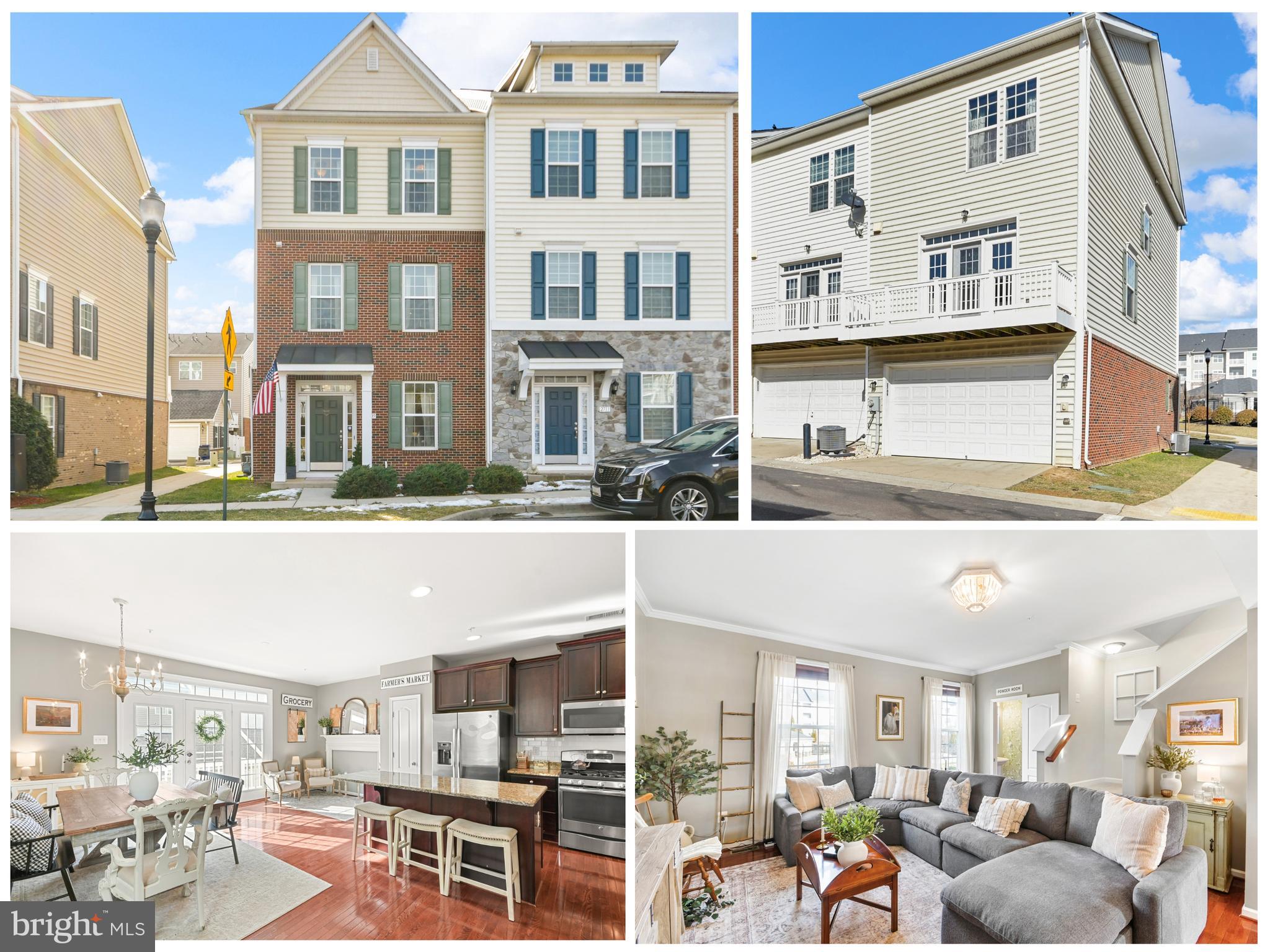 Welcome home to this tastefully appointed 3-bedroom, 2.5-bathroom end-unit townhome located in highly sought-after Market Square! Offering a perfect blend of modern style, convenience, and comfort, this home is ideal for anyone looking for an inviting space to call their own. With versatile living spaces, an open floor plan, and thoughtful upgrades throughout, this home provides both functionality and elegance! Great location near Wegmans in Frederick. All you have to do is move-in! Available for move-in May 1st. Great neighborhood amenities.
As you step inside, you’re greeted by the entry-level, which offers a versatile space perfect for a den, home office, or additional living area. Whether you need a quiet area to work, a playroom, a home gym, or just a comfortable lounge area to relax, this room can easily adapt to your lifestyle. Dogs on a case by case basis, with extra security deposit. Cats not permitted.