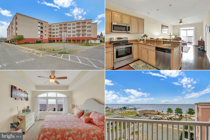 Luxury Waterfront Condo w/direct Potomac River beach access. Directly on the Boardwalk in Quaint golf cart community of Colonial Beach. Each unit boasts water views, 2 Bdms, 2 Full Baths, SS Appls, granite cntrs, In-unit W/D, HW Floors. Only 1 hr outside of NOVA & So MD. Pictures of the model (unit #503).  Units on 2nd, 3rd, & 4th floors also for sale. SPECIAL YEAR-END PRICING!