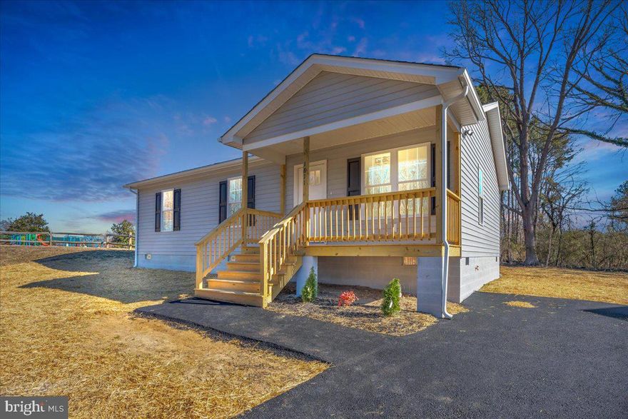 Come Step inside this masterfully crafted home located on a lovely cul-de-sac. The home is adjacent to a lovely community park with a PAVED walking path. This home features 3 bedrooms and 2 full bathroom, a large kitchen with dining area, laundry room, NEW stainless appliances, and a large deck for all of your outdoor entertaining needs. The builder spared nothing when selecting the upgrades for this home. Matching Granite in the kitchen and bathrooms add to the uniformity of the house. This home could qualify for up to $20,000 in grant money, a 0% downpayment, and compared to rent, a low monthly payment. Why rent, when you can but new. This one will not last