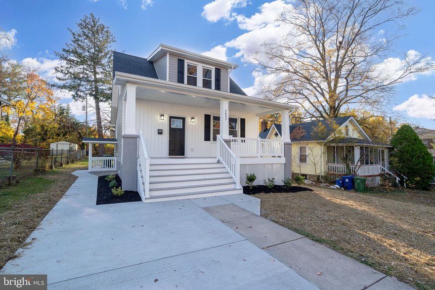 This is a beautiful renovated single family home, located in Baltimore city, Overlea neighborhood. Open floor plan, 4 Bedrooms and 2.5 bathrooms. 3 Bedrooms are in the upper floor, the main level features an open concept gorgeous kitchen with quartz countertops, stainless steel appliances and new kitchen cabinets, half bathroom and small office space. This home features stylish finishing touches and modern fixtures, recessed lights through out the house, washer and Dryer included in the main level. The basement is fully finished with a walkout exit and a family room with a full bathroom. The outside has a nice size back yard with a new front porch, new roof, new siding and a driveway. Don't miss the opportunity to make this stunning property your new home! Schedule you showing now!!