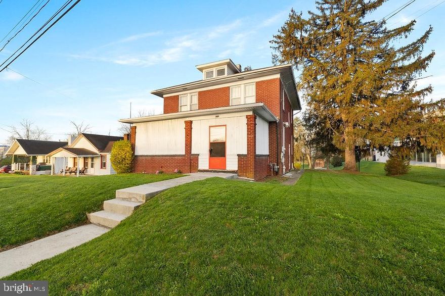 ATTENTION INVESTORS AND HOMEBUYERS READY TO BUILD SWEAT EQUITY!
Do not miss this opportunity to transform this classic American Foursquare-style home into the home of your dreams. Featuring traditional hardwood floors throughout, this spacious home offers a large living room with a brick fireplace, French doors leading into the formal dining room with a built-in china cabinet, and a kitchen ready for your personal touch.

The open staircase leads to the upper level, where you will find 4 bedrooms and 1 full bath. The generous front and back porches have the potential to be reopened, bringing in natural light and creating even more space for relaxing or entertaining.

The concrete basement includes laundry hookups, a workshop area, and a ground-level walkout. There is also an additional built-in exterior storage area for added convenience.

The extra rear lot already includes a shed and offers plenty of room to build a garage, create an outdoor entertaining area, or expand your possibilities even further.

Conveniently located close to shopping and restaurants, this property is packed with potential. Hurry—opportunities like this do not last long!