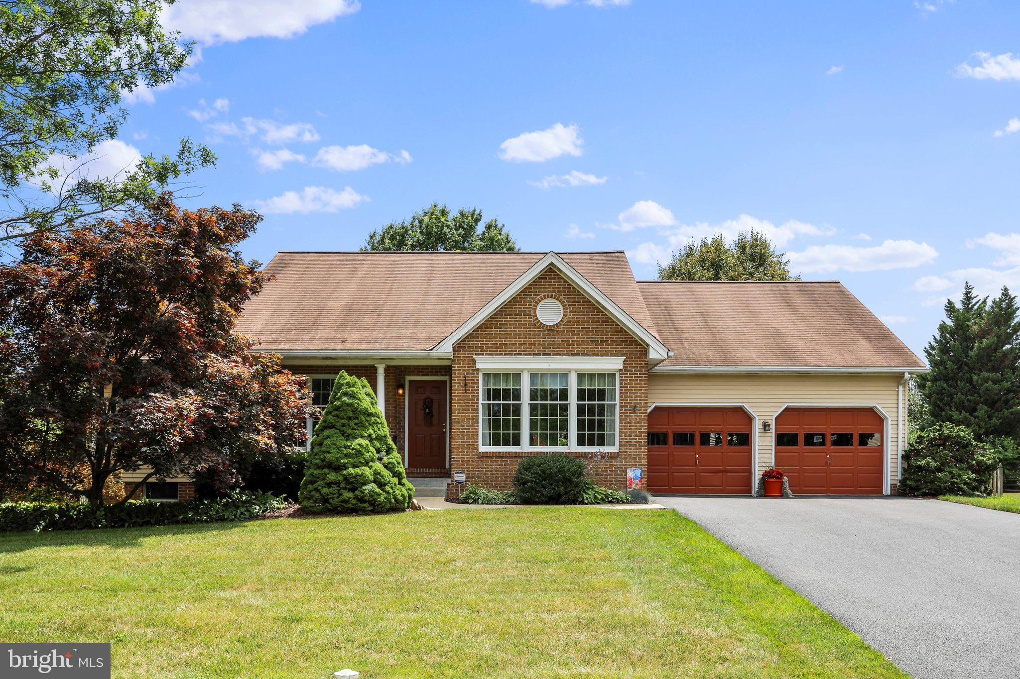 Come visit this, meticulously maintained, move-in-ready rancher located in the highly sought after Deerfield neighborhood of Walkersville! Upon arrival, you will immediately notice the immaculate condition of this home.
Walk into a spacious, bright front room with views into the kitchen and family room at the back of the home. This front room will accommodate living and dining areas. The eat-in kitchen has black appliances, gas stove, peninsula, plenty of cabinets, pantry, and a slider door out to the newly (2022) renovated deck. Stairs from the deck lead to the paver patio and backyard. The well maintained, peaceful backyard is a haven for birds, bunnies, and BBQ’s! Plenty of natural light floods the kitchen and family room.
Down the left hallway, you will have access to the basement stairs, a hall closet, and the laundry area, ending at a full bath. Two bedrooms are at the front of the home. The primary suite sits in the back of the home with plenty of natural lighting and a walk-in closet; completed with a ceramic tile walk- in shower!
The fully un-finished basement with insulation, walk-out access, and rough-in, has endless possibilities for you to customize! The walk-out delivers you to the paver patio and backyard. Don’t miss out on being the second owner of this beautiful home!
2 Car Attached Garage. New HVAC(2021), New Hot Water Heater (2018). Easy access to major commuter routes, parks, restaurants, shopping, library, and Walkersville schools.
Offer Deadline: Monday, July 31st @ 10AM.